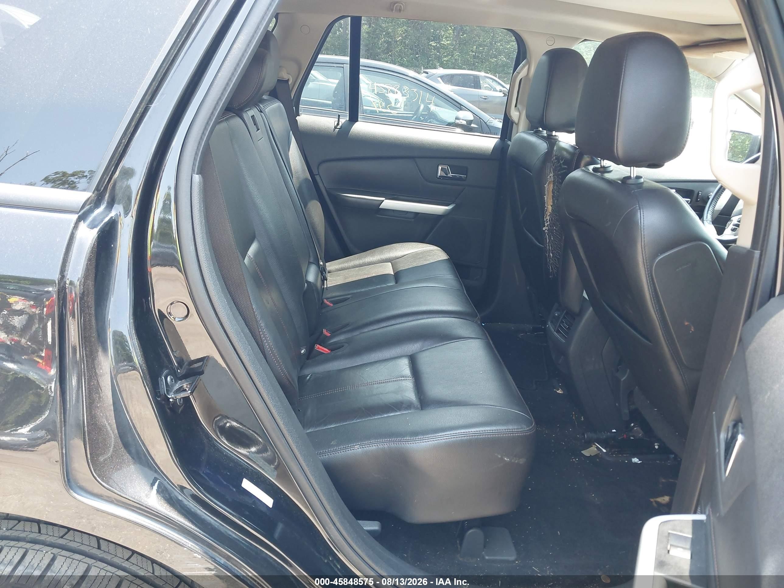 2013 Ford Edge Sel Black vin: 2FMDK4JC9DBB68859