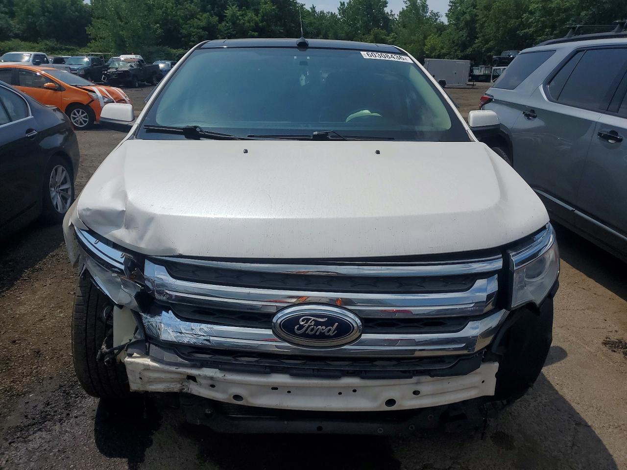 2013 Ford Edge Sel White vin: 2FMDK4JC9DBB89212