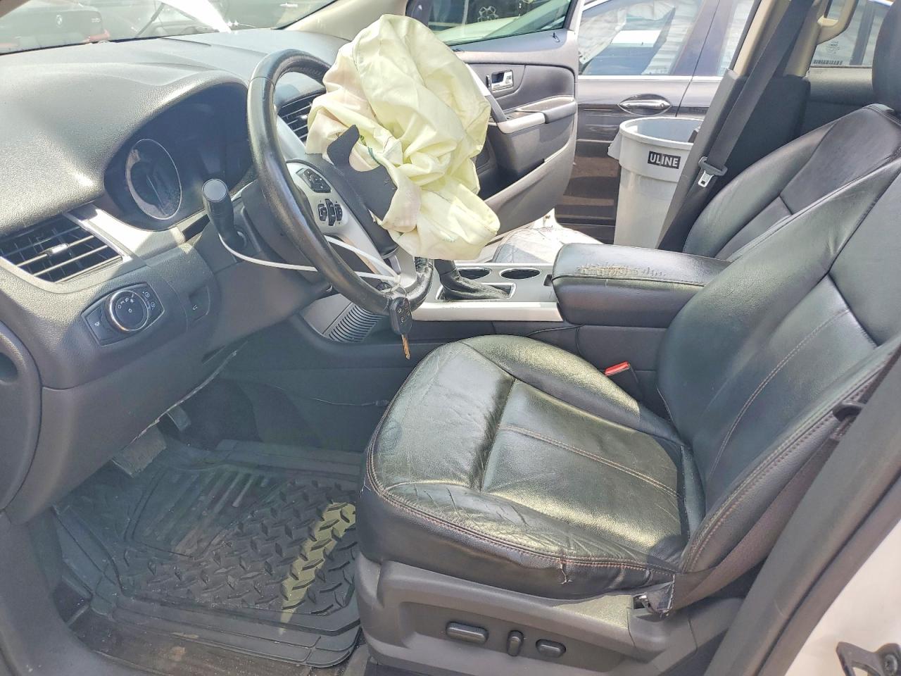 2013 Ford Edge Sel White vin: 2FMDK4JC9DBB89212