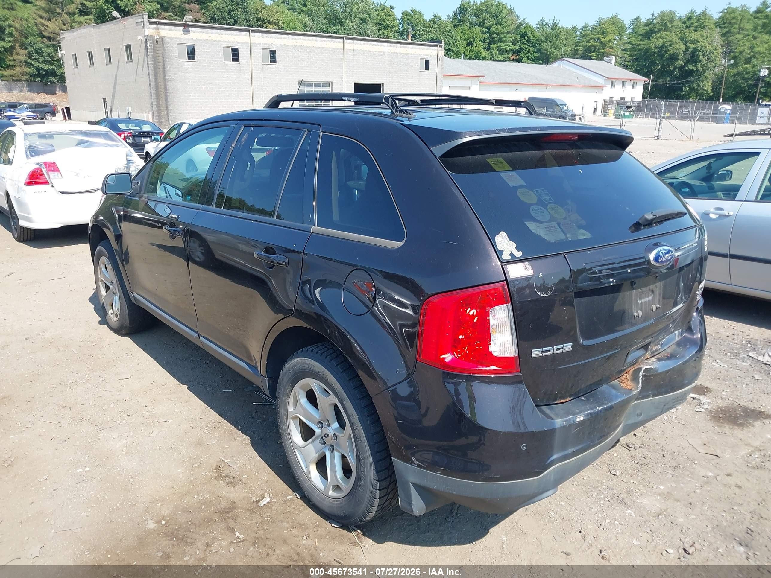 2013 Ford Edge Sel Brown vin: 2FMDK4JC9DBB97505
