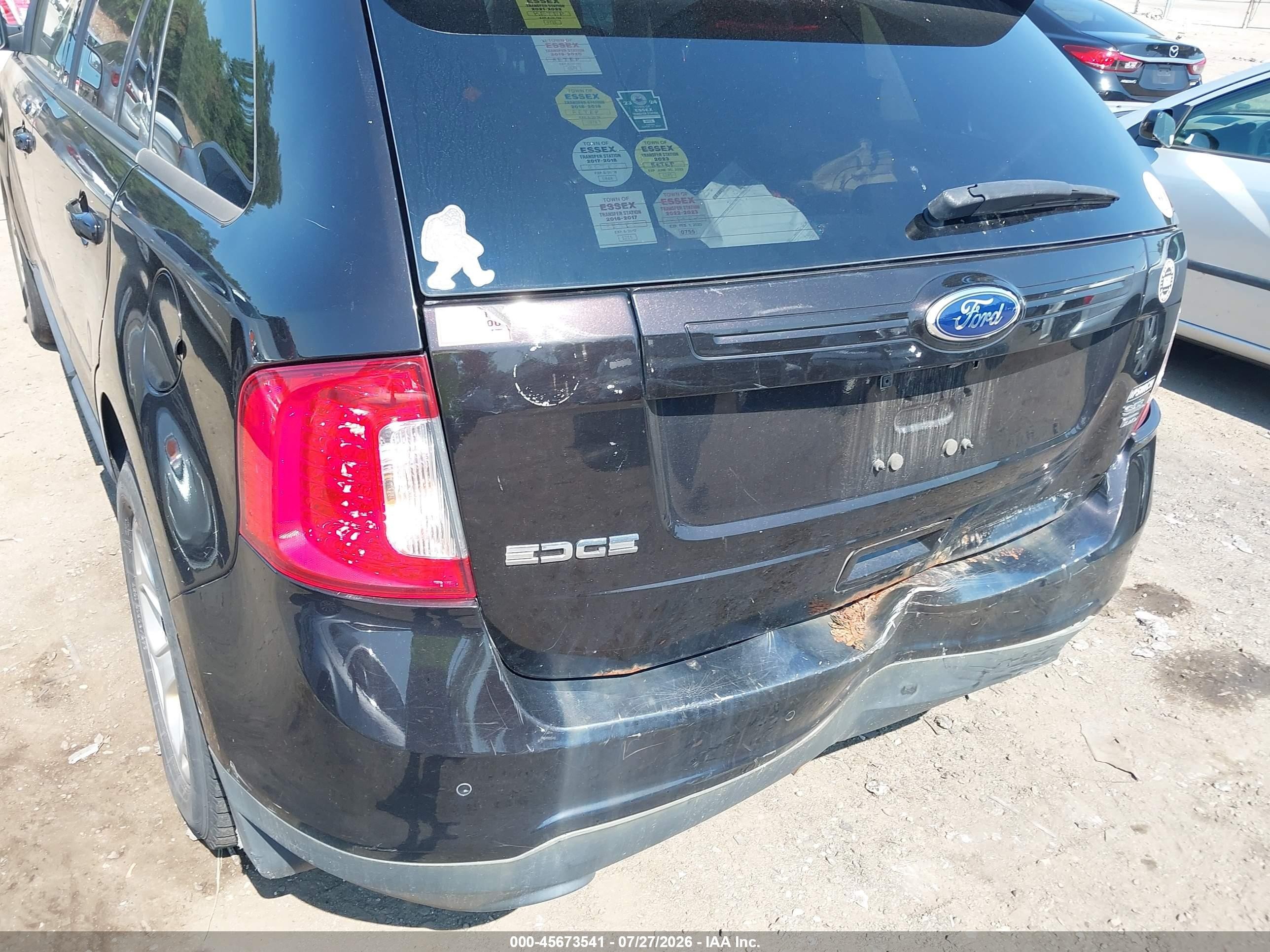 2013 Ford Edge Sel Brown vin: 2FMDK4JC9DBB97505