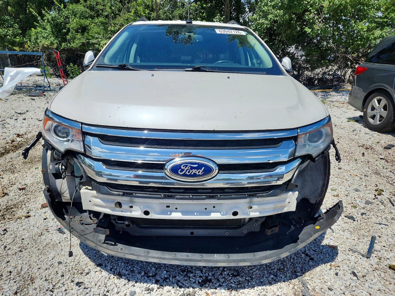 2013 Ford Edge Sel White vin: 2FMDK4JC9DBC90976