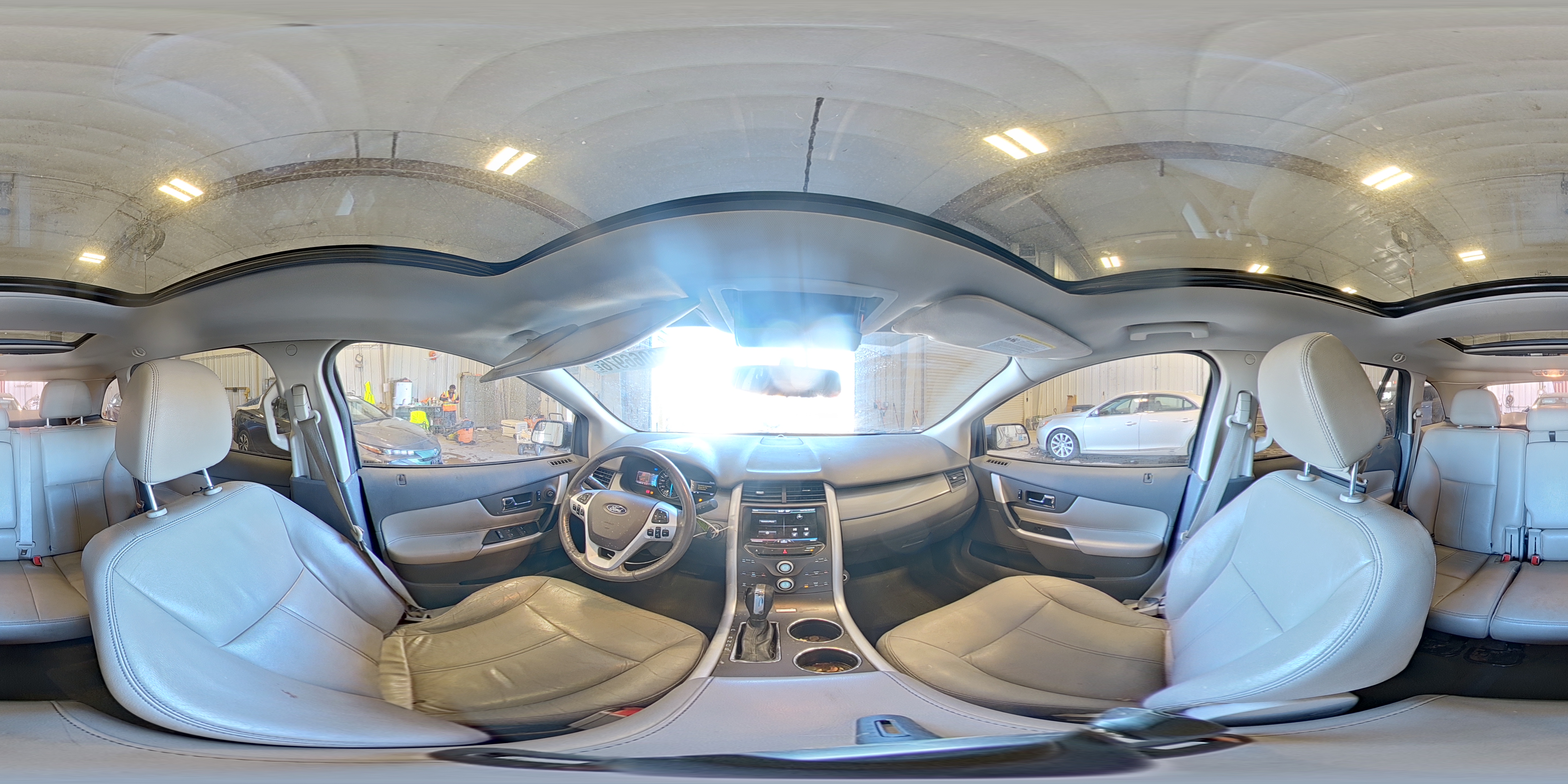 2013 Ford Edge Sel Бежевый vin: 2FMDK4JC9DBE29830