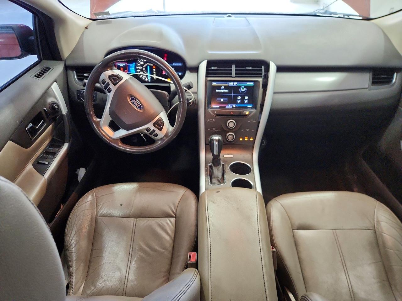 2014 Ford Edge Sel Red vin: 2FMDK4JC9EBA01239