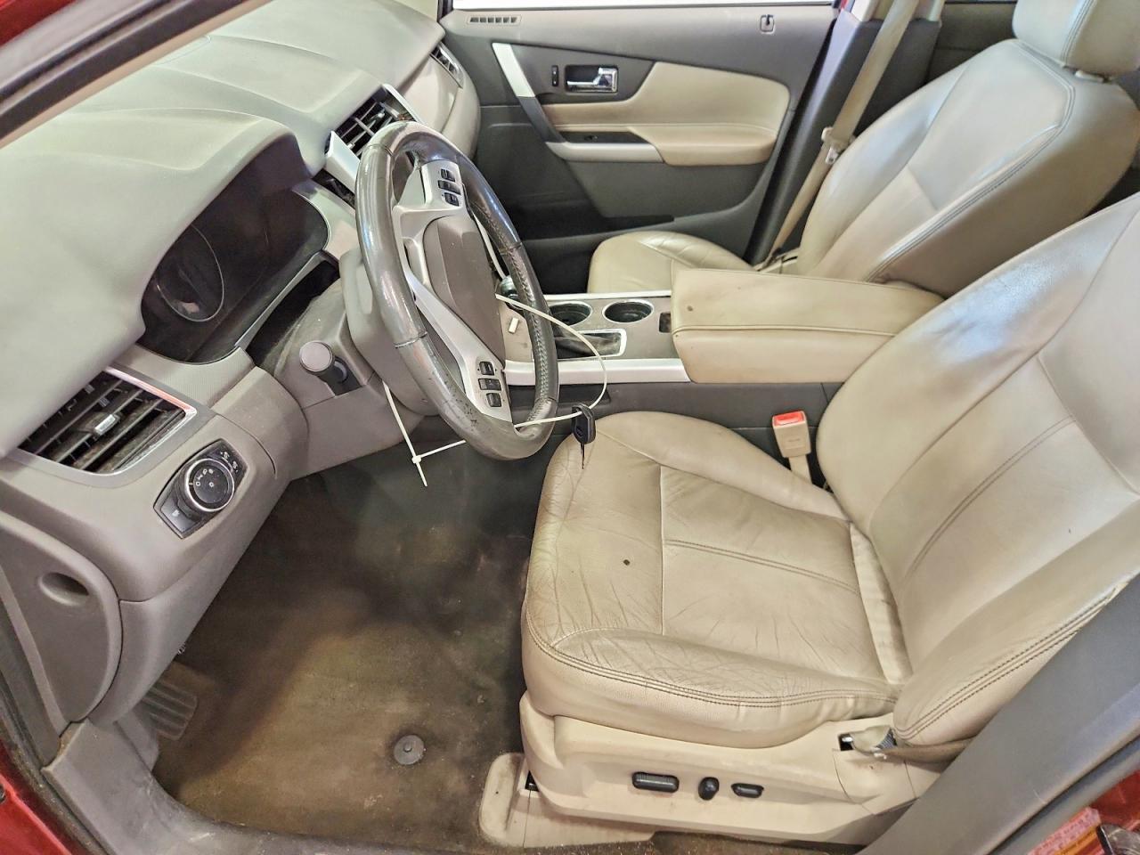 2014 Ford Edge Sel Red vin: 2FMDK4JC9EBA01239