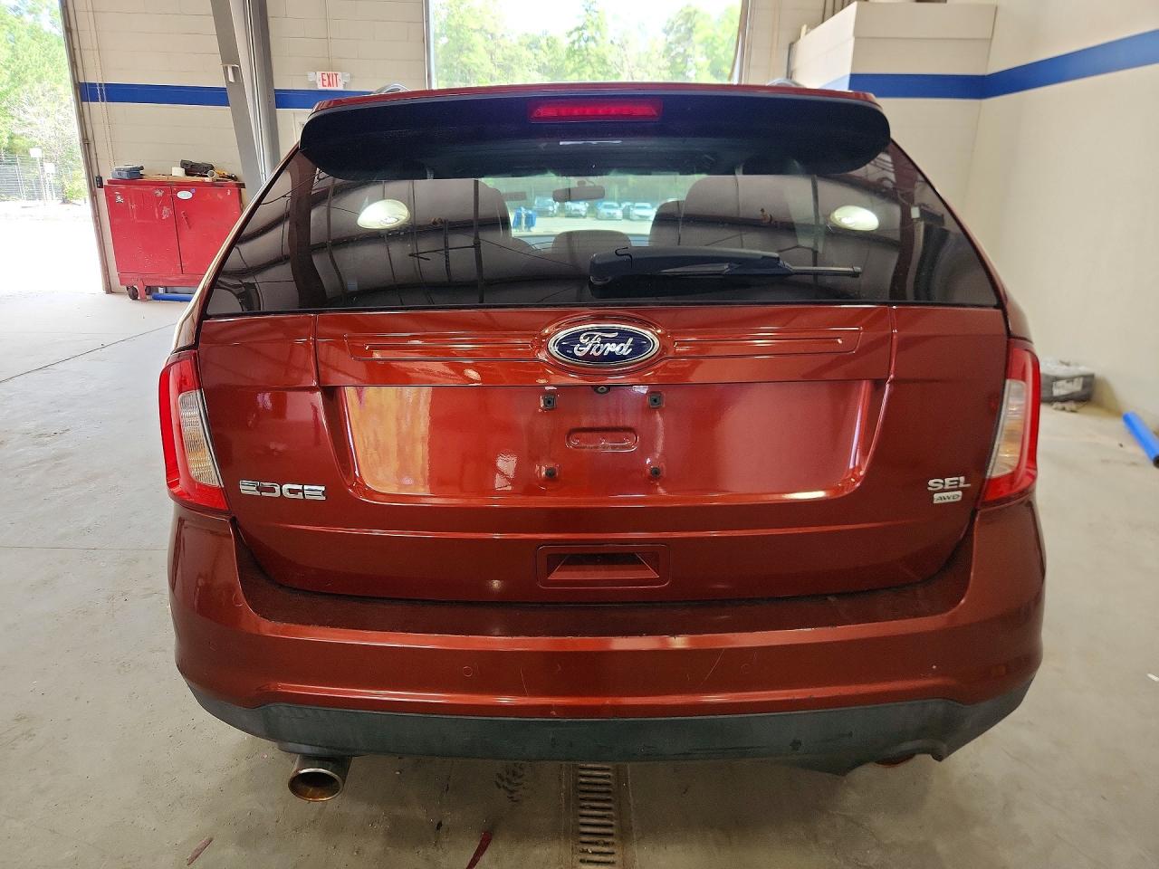 2014 Ford Edge Sel Red vin: 2FMDK4JC9EBA01239