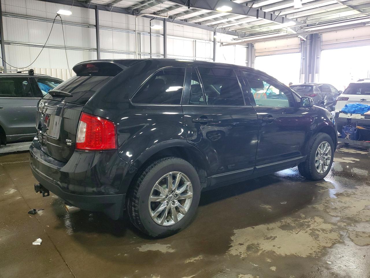 2014 Ford Edge Sel Black vin: 2FMDK4JC9EBA18140