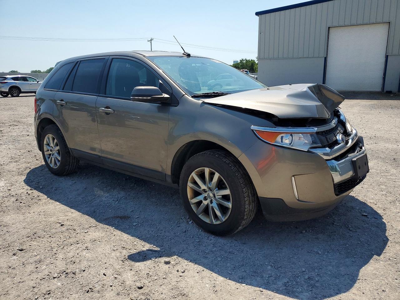 2014 Ford Edge Sel Желто-коричневый vin: 2FMDK4JC9EBA57603