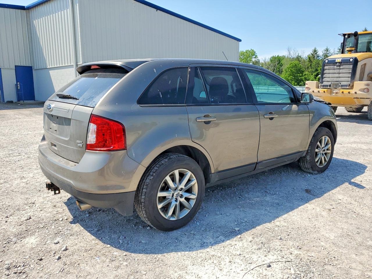 2014 Ford Edge Sel Желто-коричневый vin: 2FMDK4JC9EBA57603