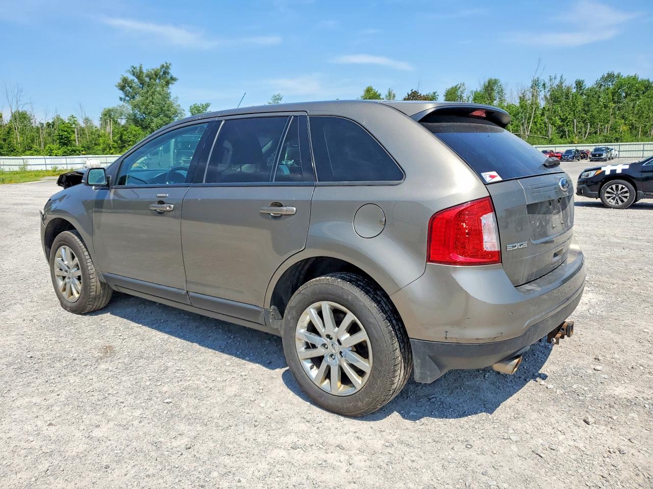 2014 Ford Edge Sel Желто-коричневый vin: 2FMDK4JC9EBA57603