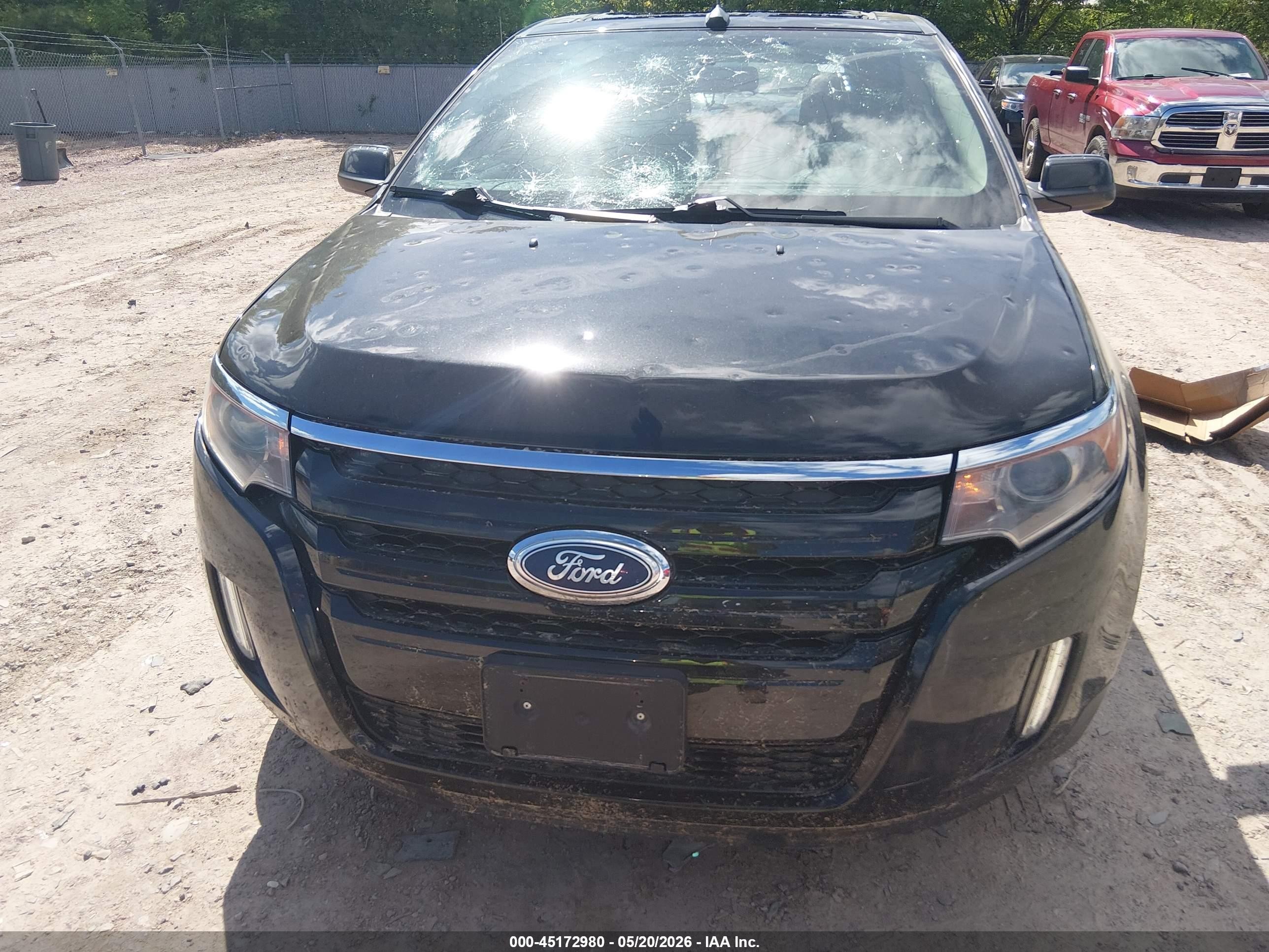 2014 Ford Edge Sel Black vin: 2FMDK4JC9EBA72831