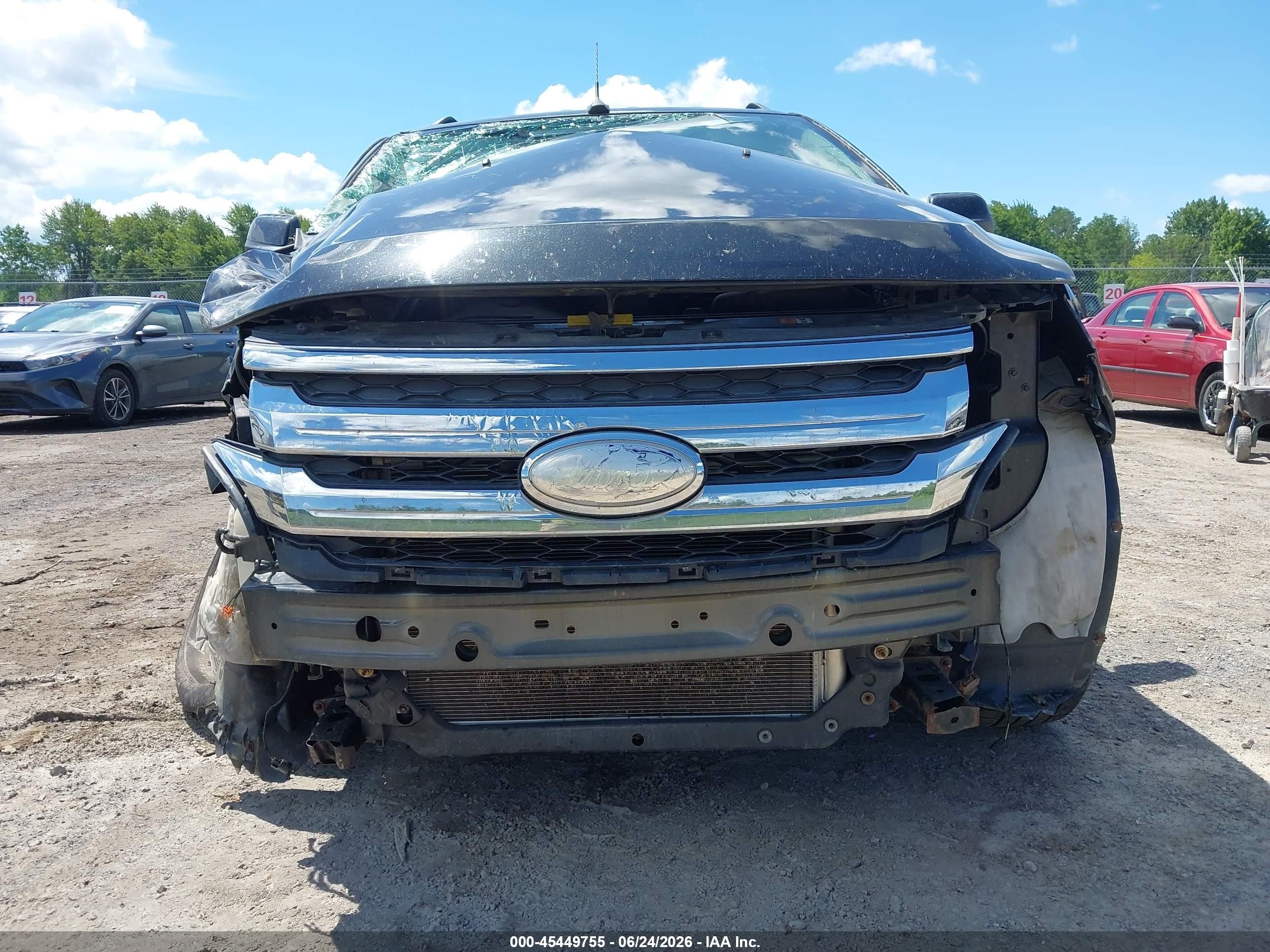 2014 Ford Edge Sel Черный vin: 2FMDK4JC9EBA74370