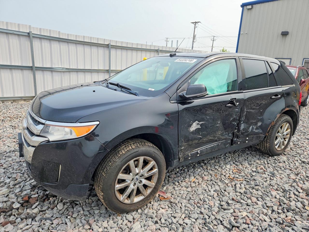 2014 Ford Edge Sel Black vin: 2FMDK4JC9EBA89449