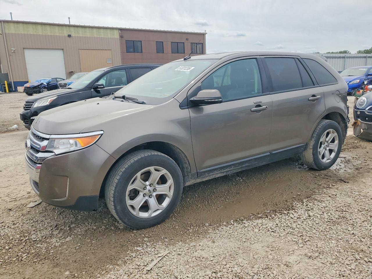 2014 Ford Edge Sel Tan vin: 2FMDK4JC9EBA99687