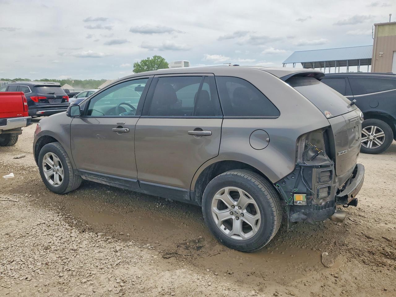 2014 Ford Edge Sel Желто-коричневый vin: 2FMDK4JC9EBA99687