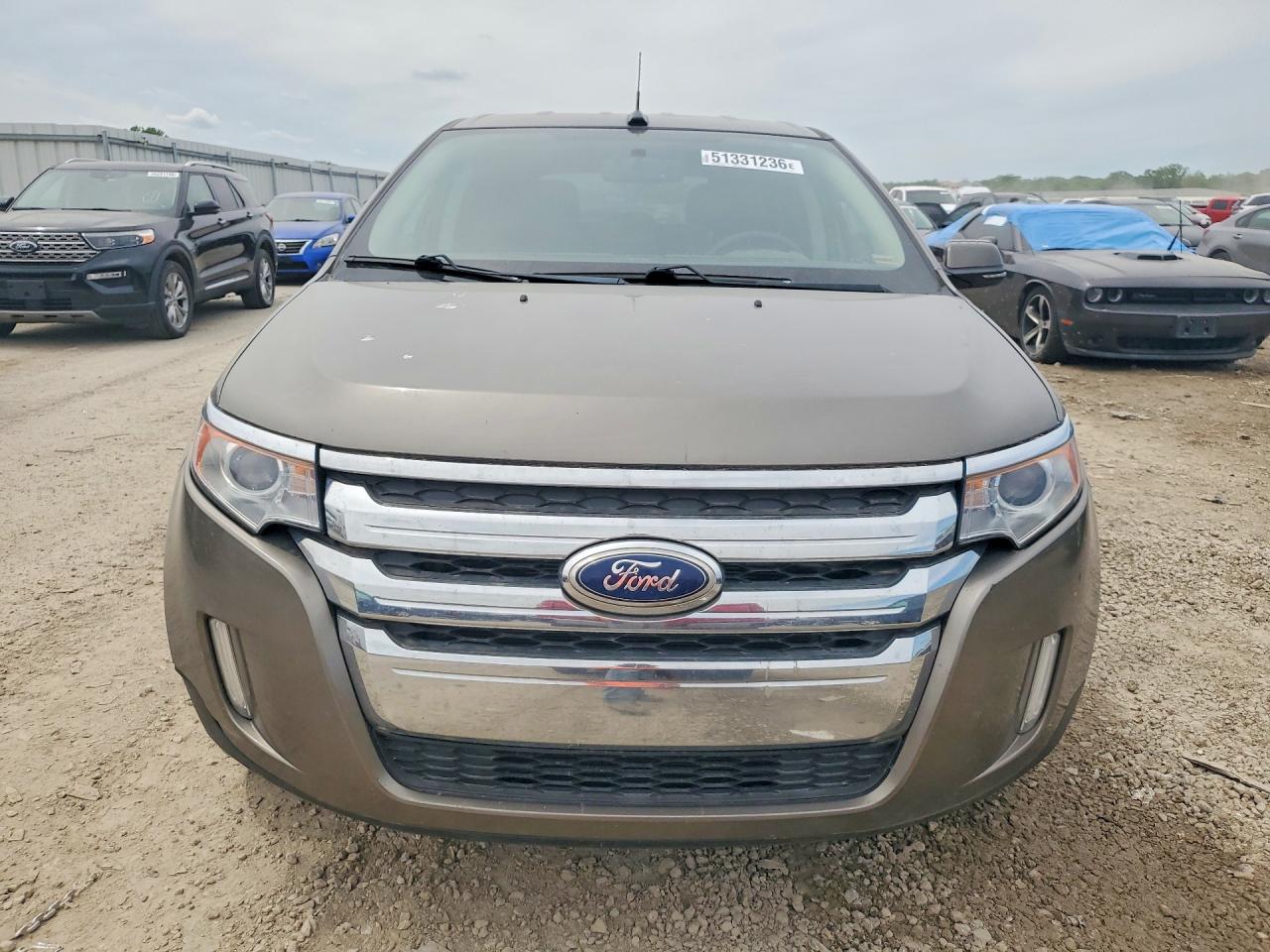 2014 Ford Edge Sel Желто-коричневый vin: 2FMDK4JC9EBA99687