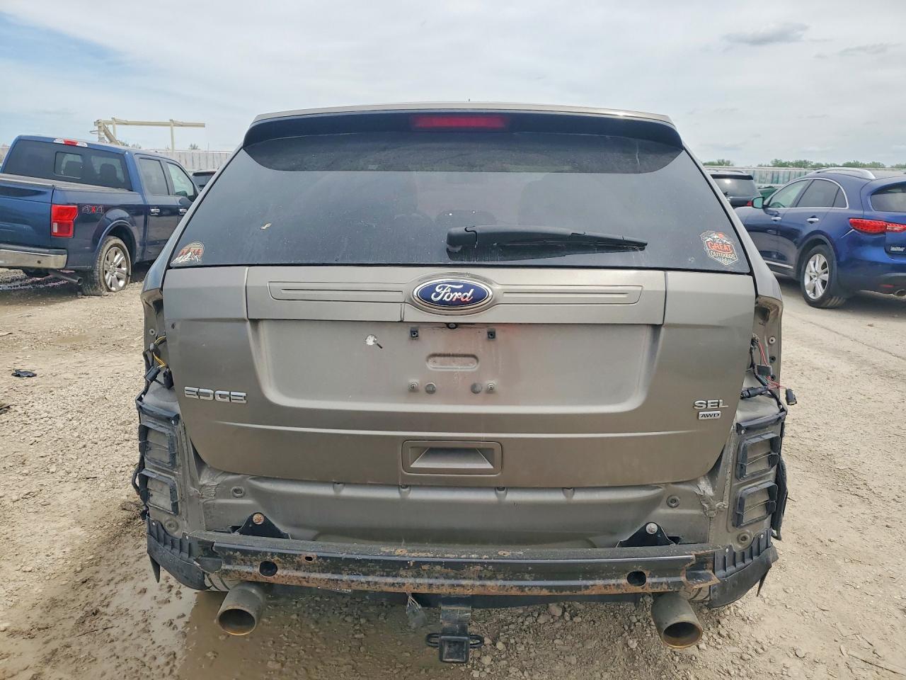 2014 Ford Edge Sel Желто-коричневый vin: 2FMDK4JC9EBA99687