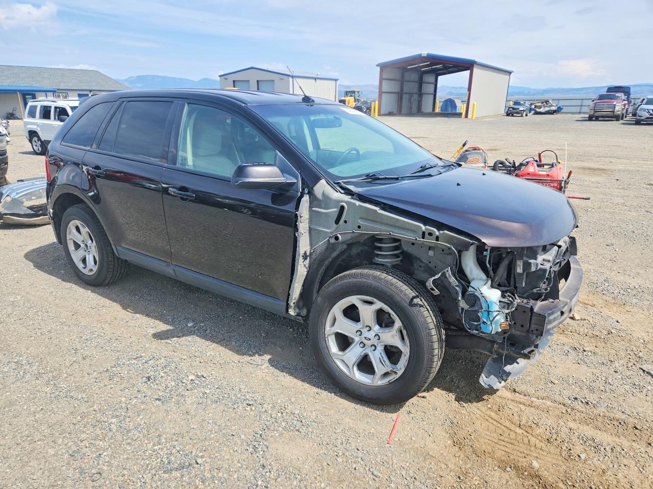 2014 Ford Edge Sel Purple vin: 2FMDK4JC9EBB40156
