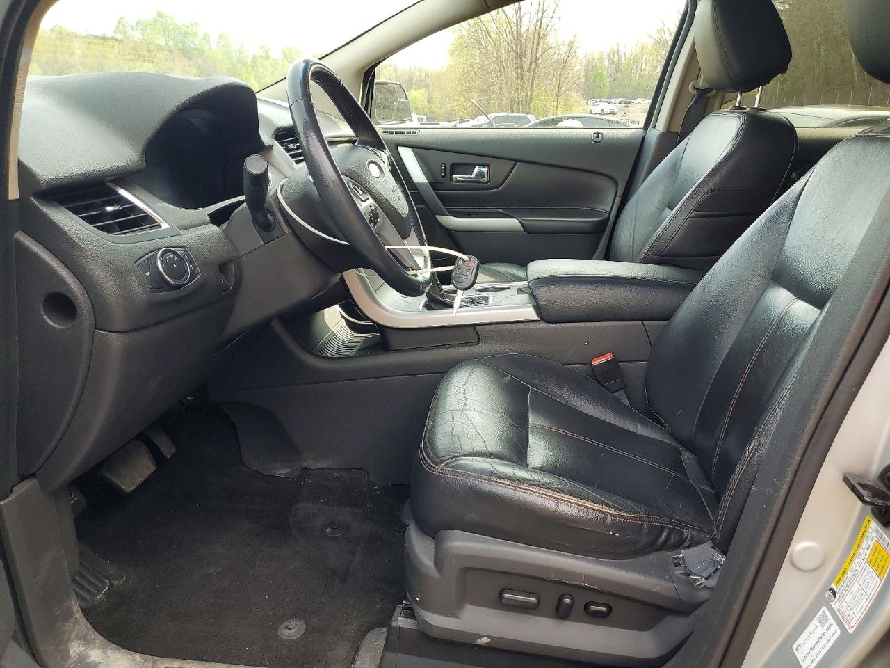 2014 Ford Edge Sel Silver vin: 2FMDK4JC9EBB40416