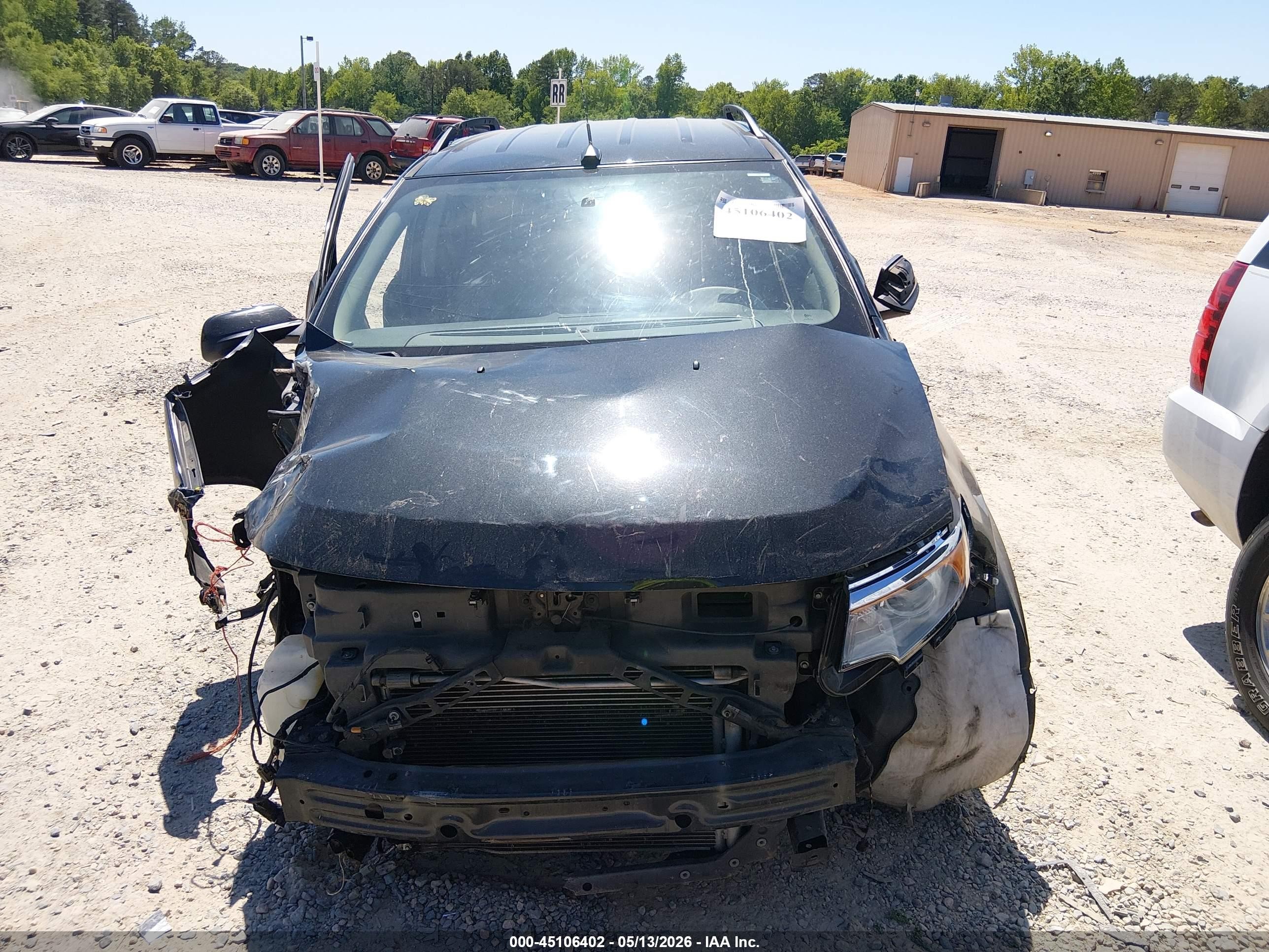 2014 Ford Edge Sel Black vin: 2FMDK4JC9EBB60357