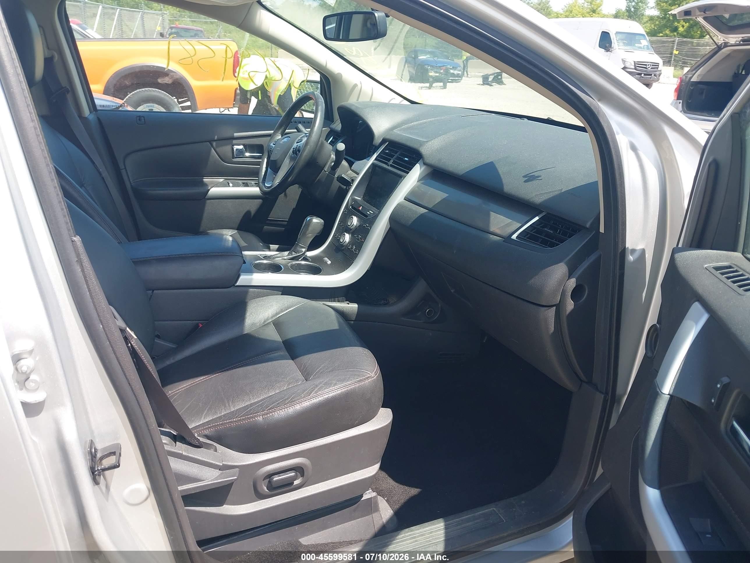 2014 Ford Edge Sel Silver vin: 2FMDK4JC9EBB65316