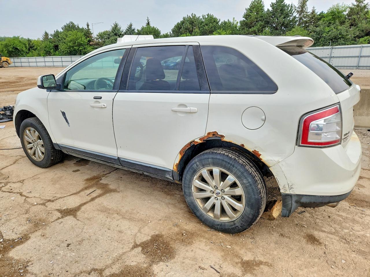 2010 Ford Edge Sel White vin: 2FMDK4JCXABA76414