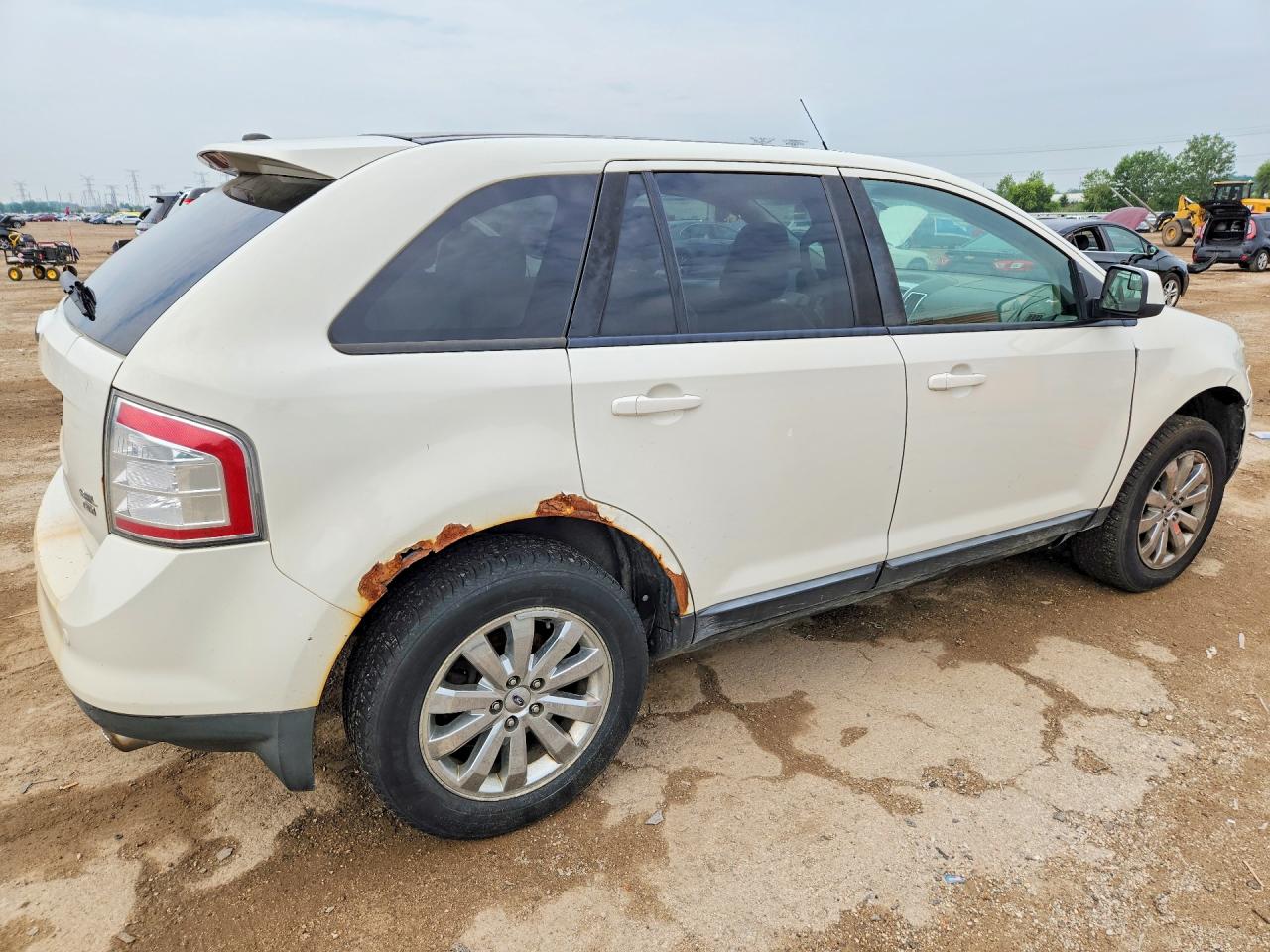2010 Ford Edge Sel White vin: 2FMDK4JCXABA76414