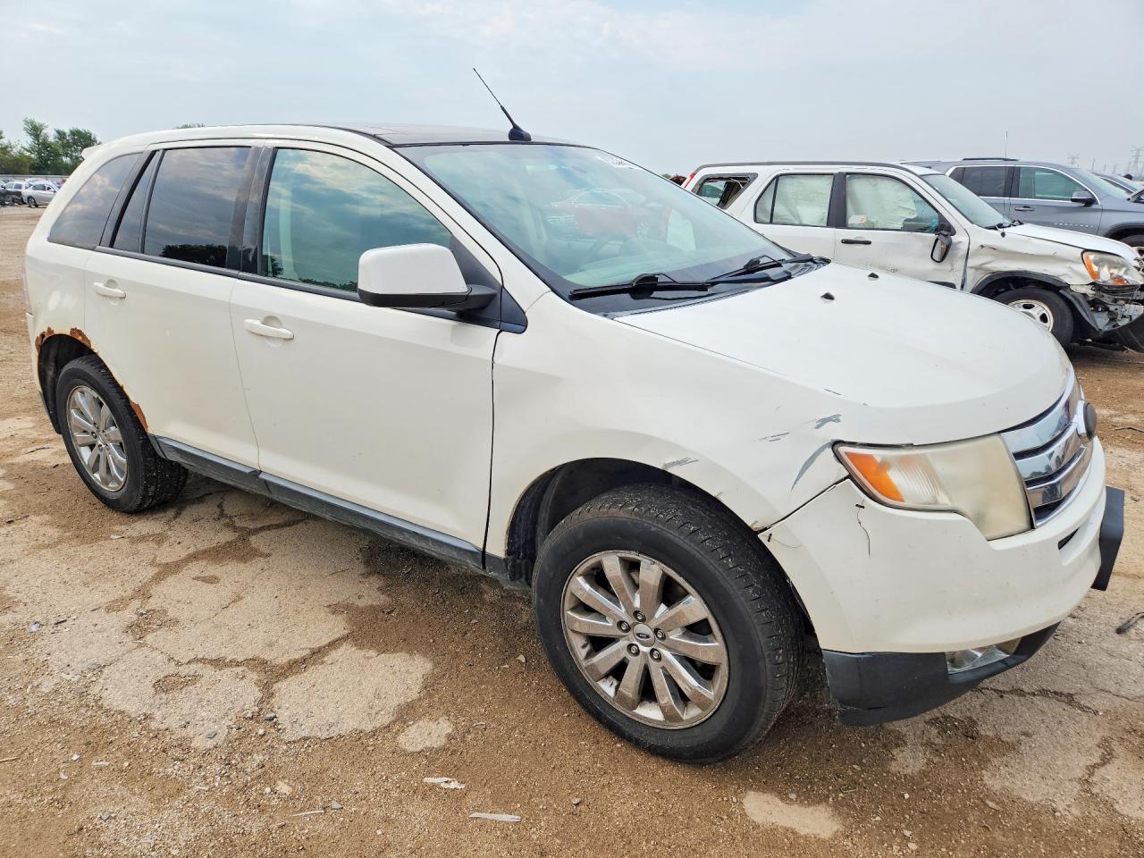 2010 Ford Edge Sel White vin: 2FMDK4JCXABA76414