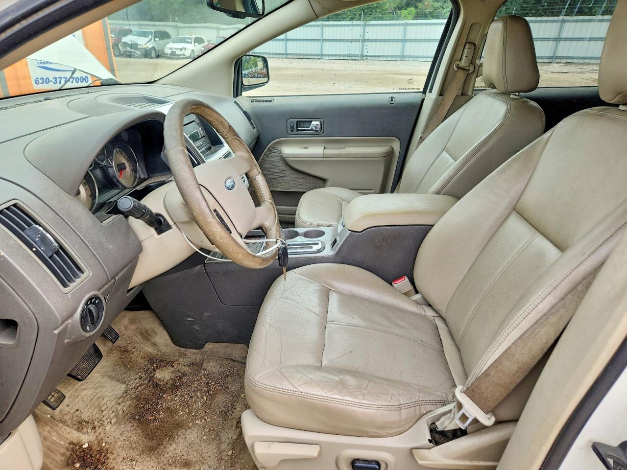 2010 Ford Edge Sel White vin: 2FMDK4JCXABA76414