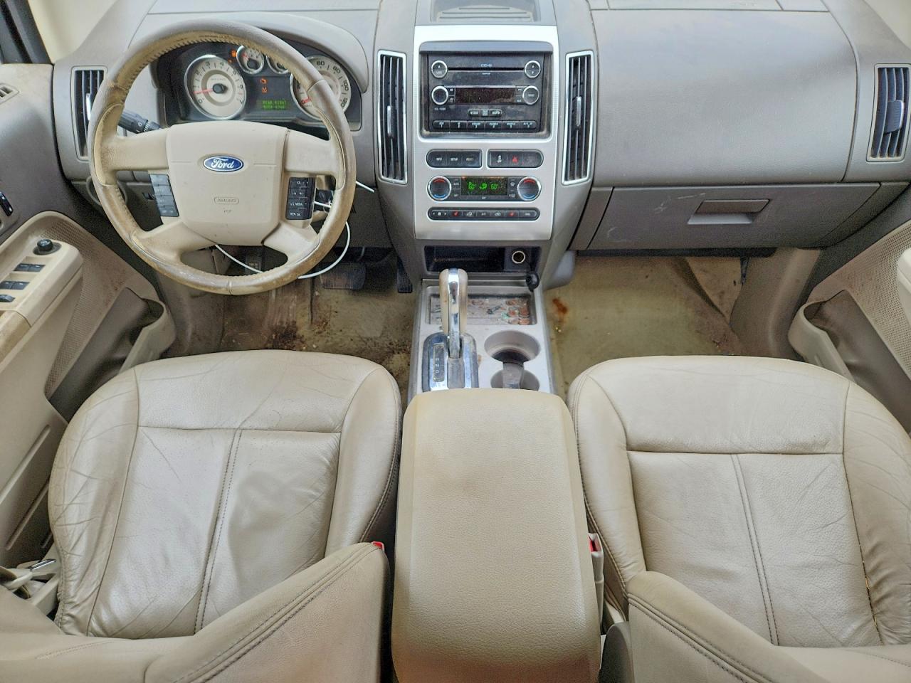 2010 Ford Edge Sel White vin: 2FMDK4JCXABA76414