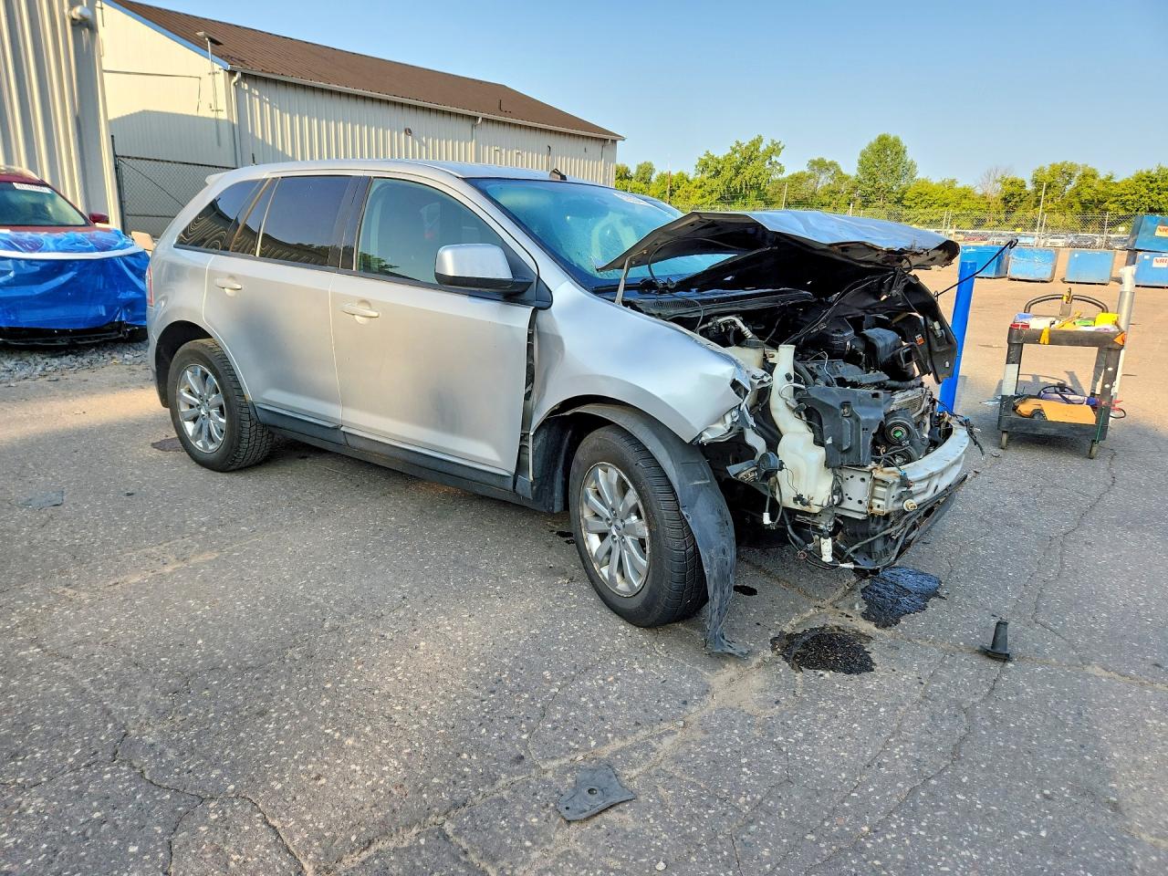 2010 Ford Edge Sel Silver vin: 2FMDK4JCXABB03031