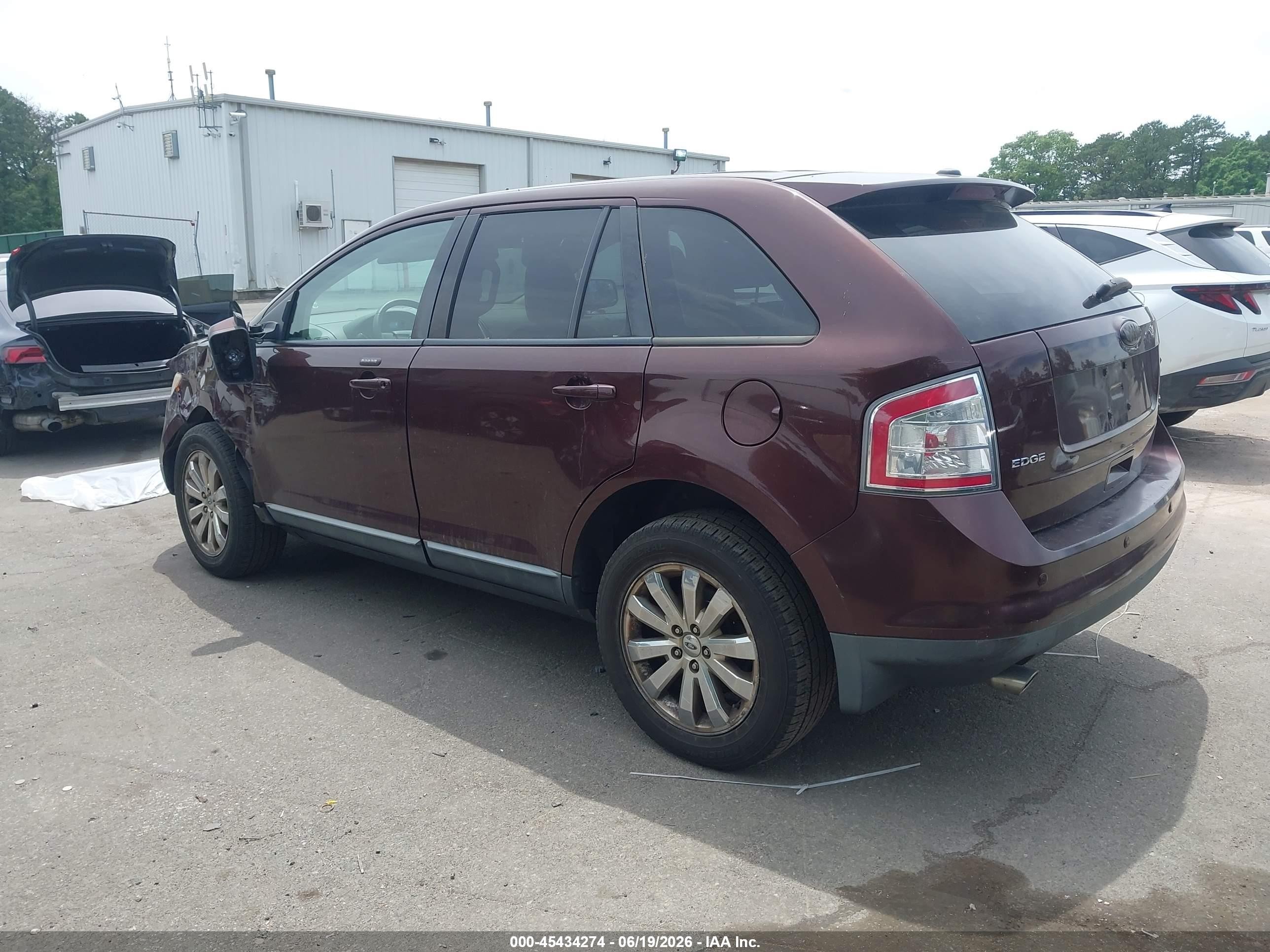 2010 Ford Edge Sel Purple vin: 2FMDK4JCXABB44288