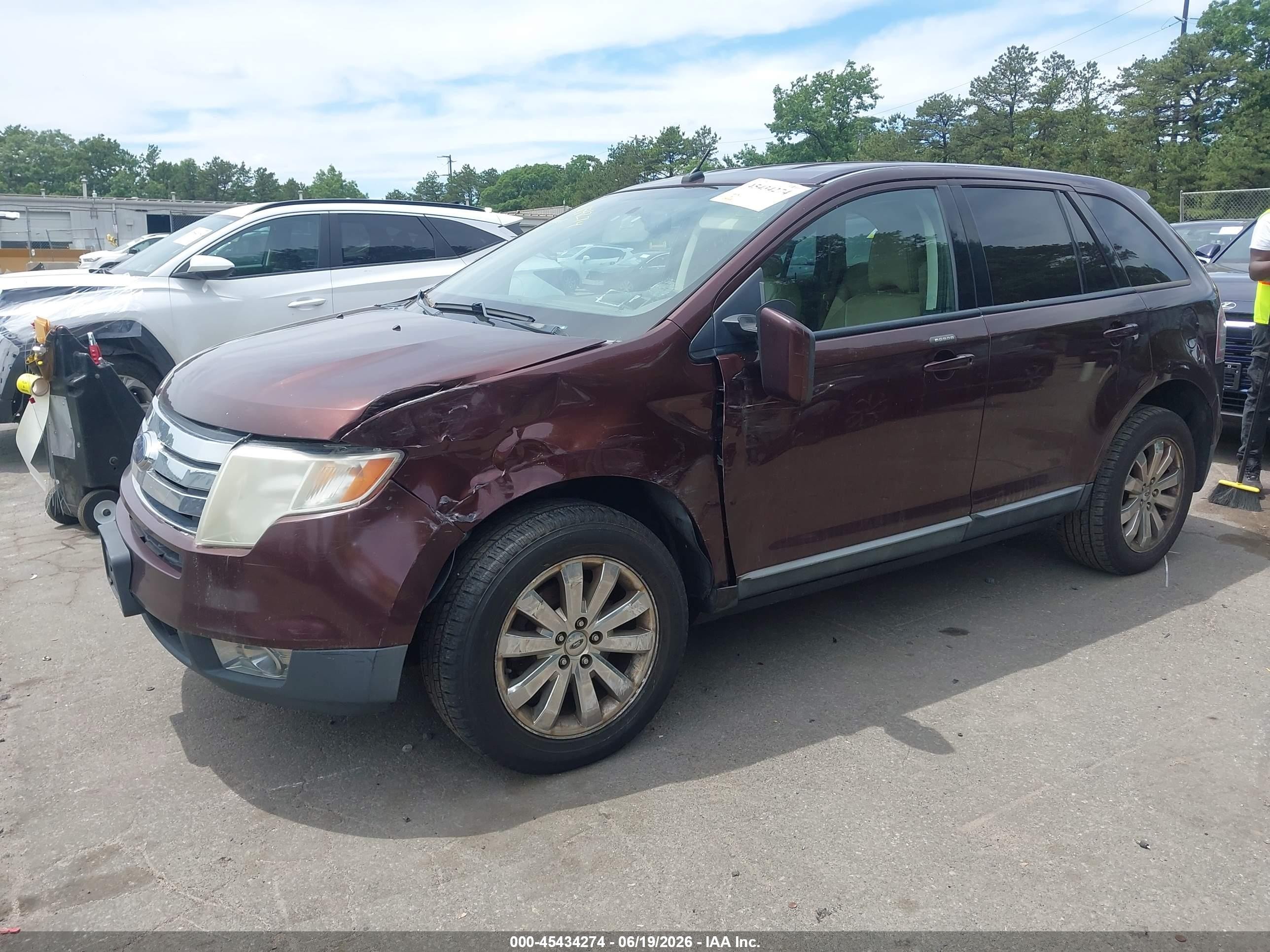 2010 Ford Edge Sel Purple vin: 2FMDK4JCXABB44288