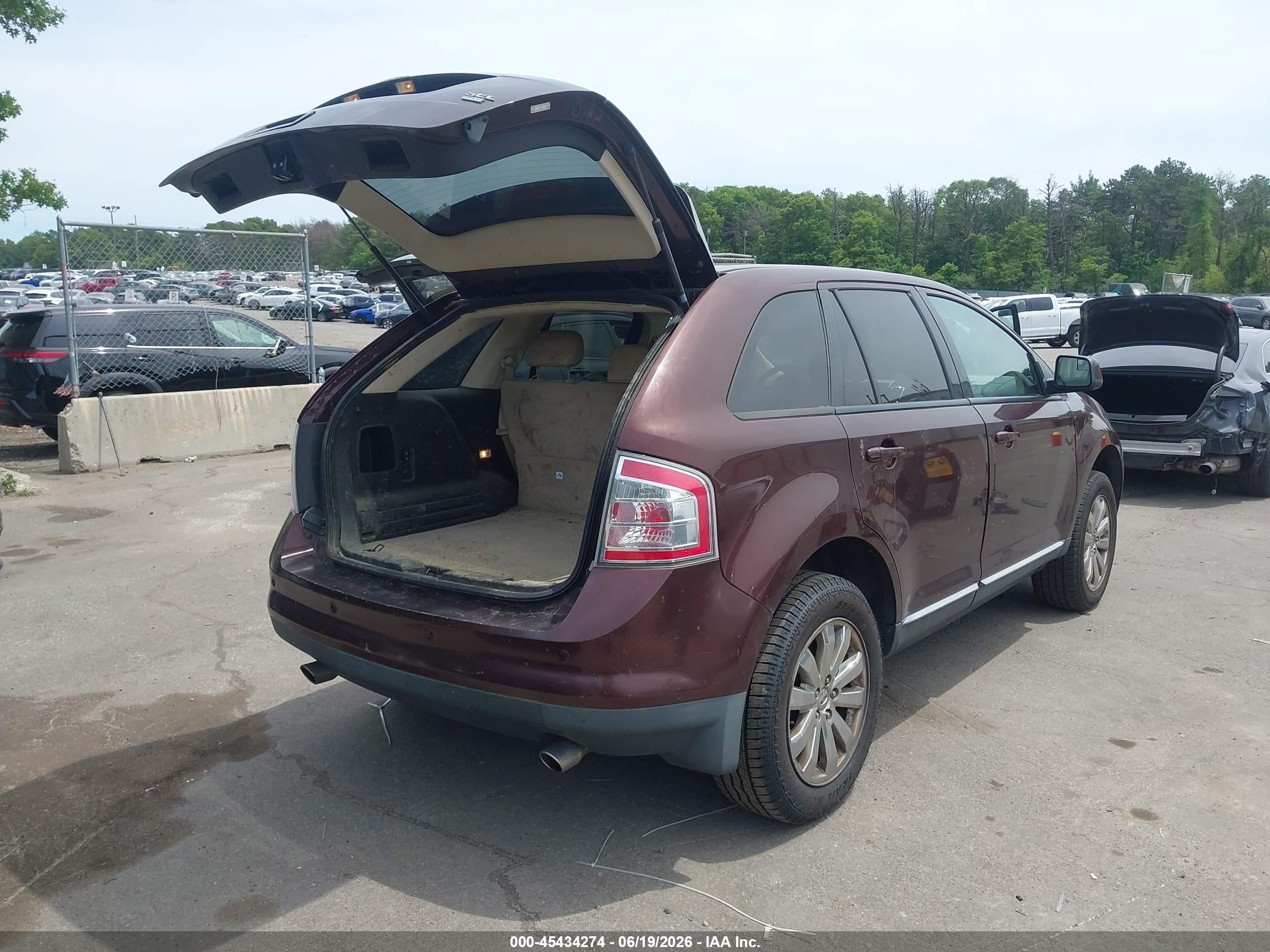 2010 Ford Edge Sel Purple vin: 2FMDK4JCXABB44288