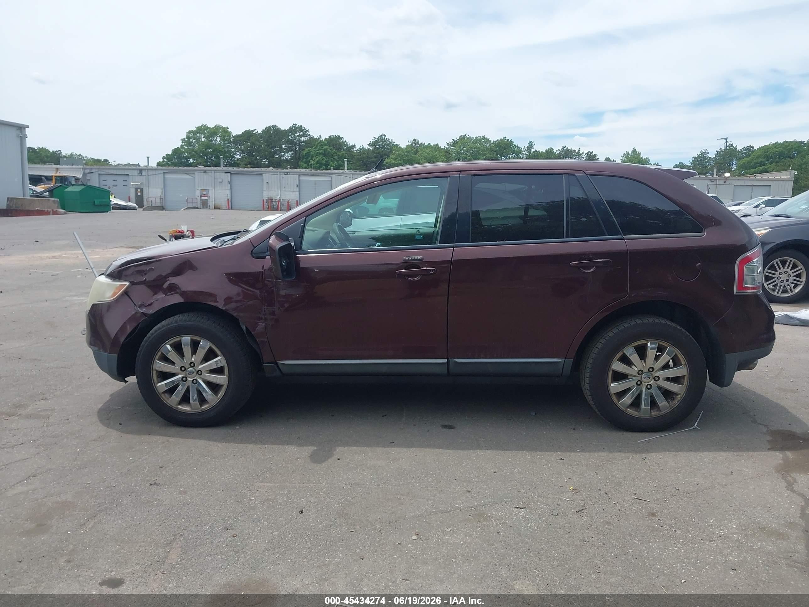 2010 Ford Edge Sel Purple vin: 2FMDK4JCXABB44288