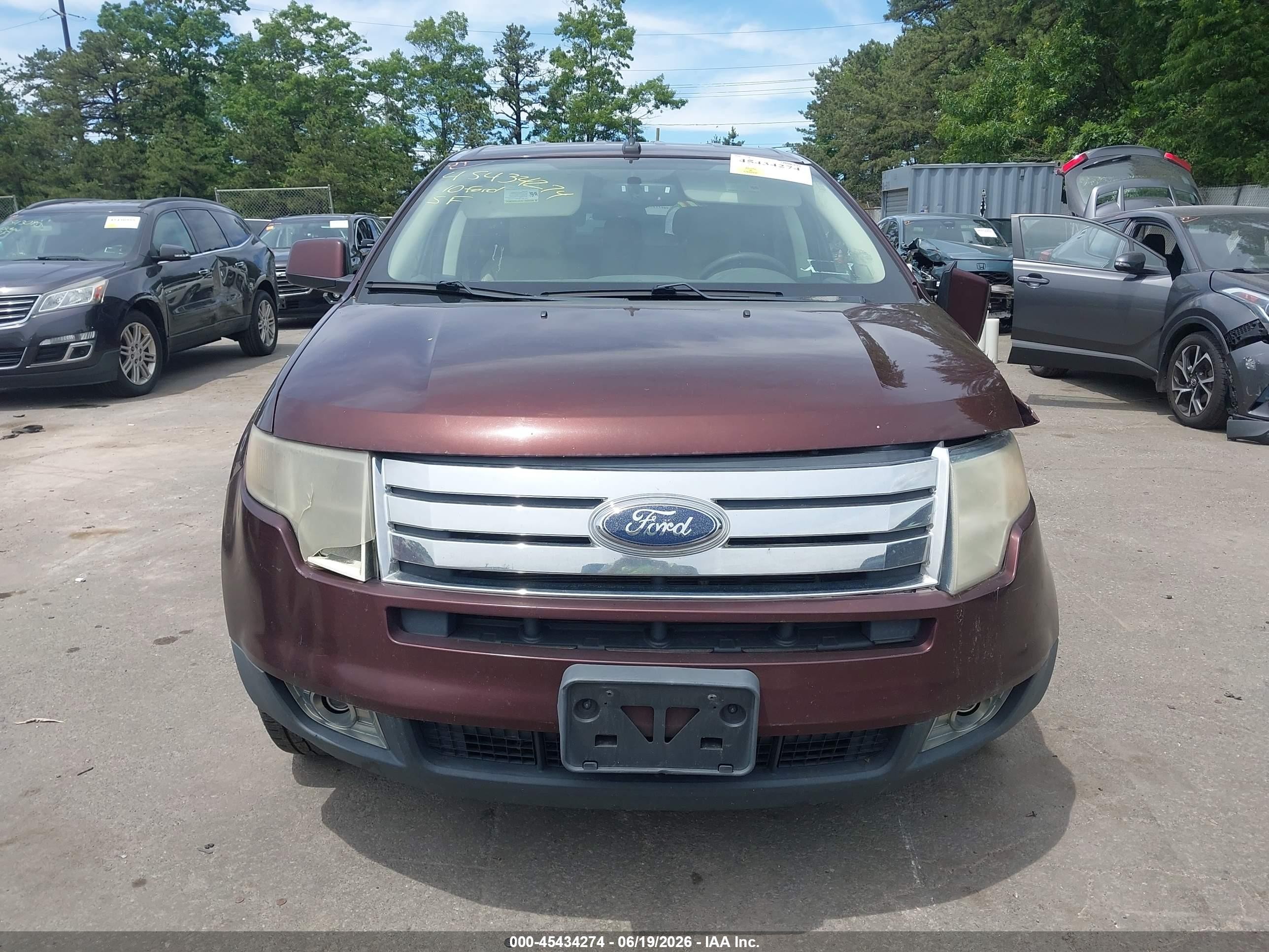 2010 Ford Edge Sel Purple vin: 2FMDK4JCXABB44288