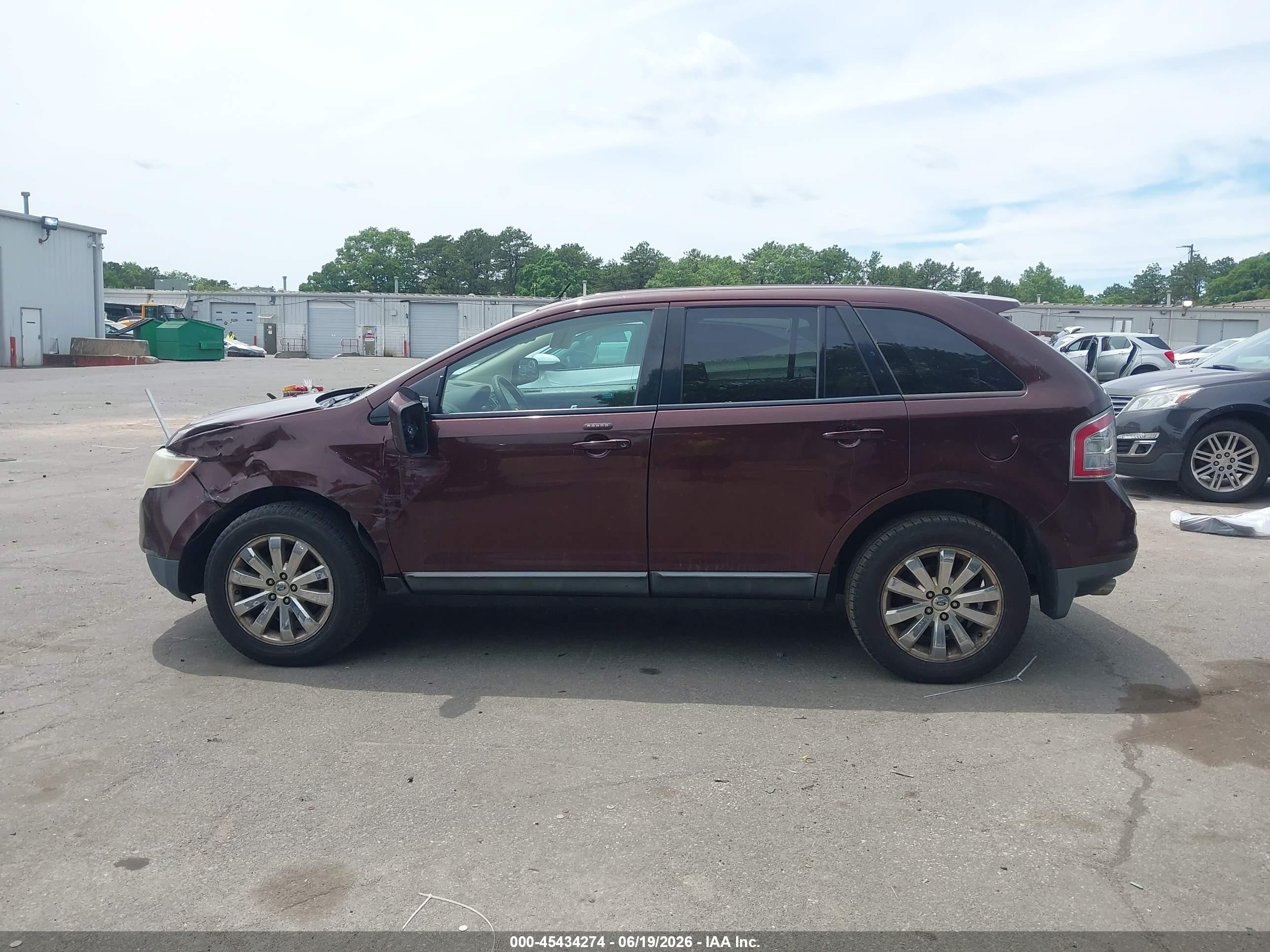 2010 Ford Edge Sel Purple vin: 2FMDK4JCXABB44288