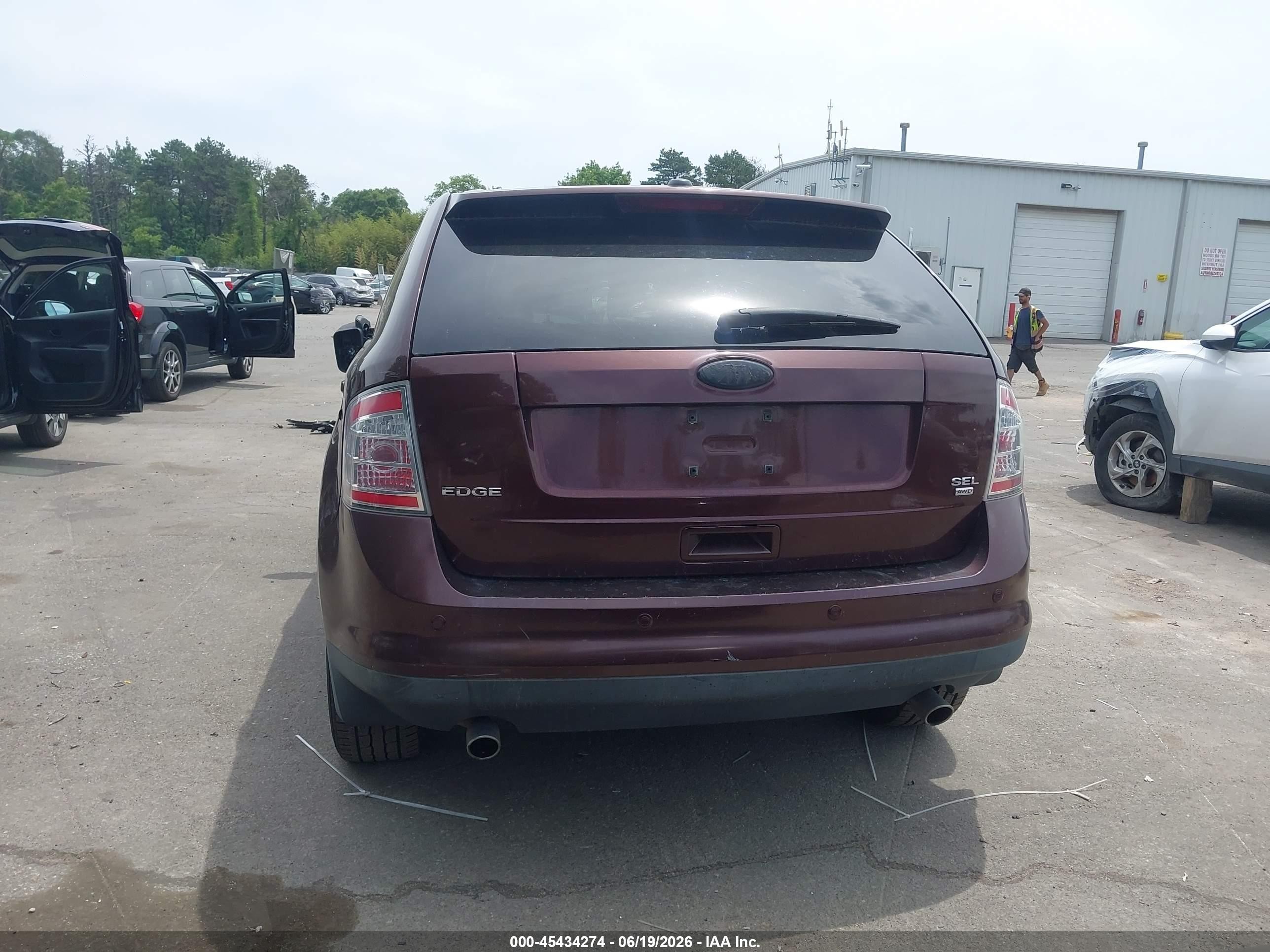 2010 Ford Edge Sel Purple vin: 2FMDK4JCXABB44288