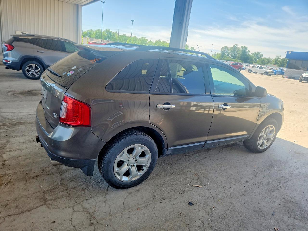 2011 Ford Edge Sel Brown vin: 2FMDK4JCXBBA01262