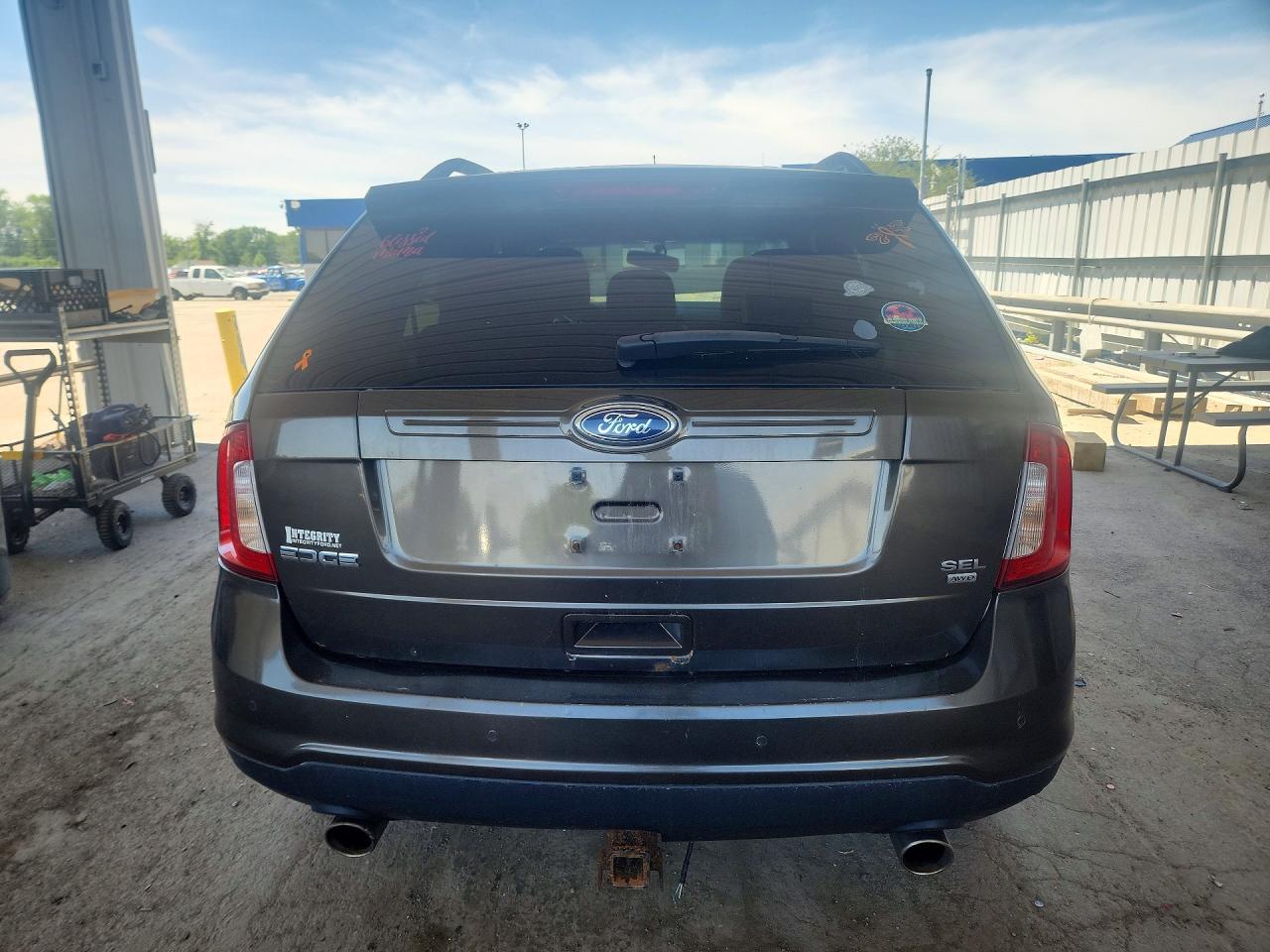 2011 Ford Edge Sel Brown vin: 2FMDK4JCXBBA01262
