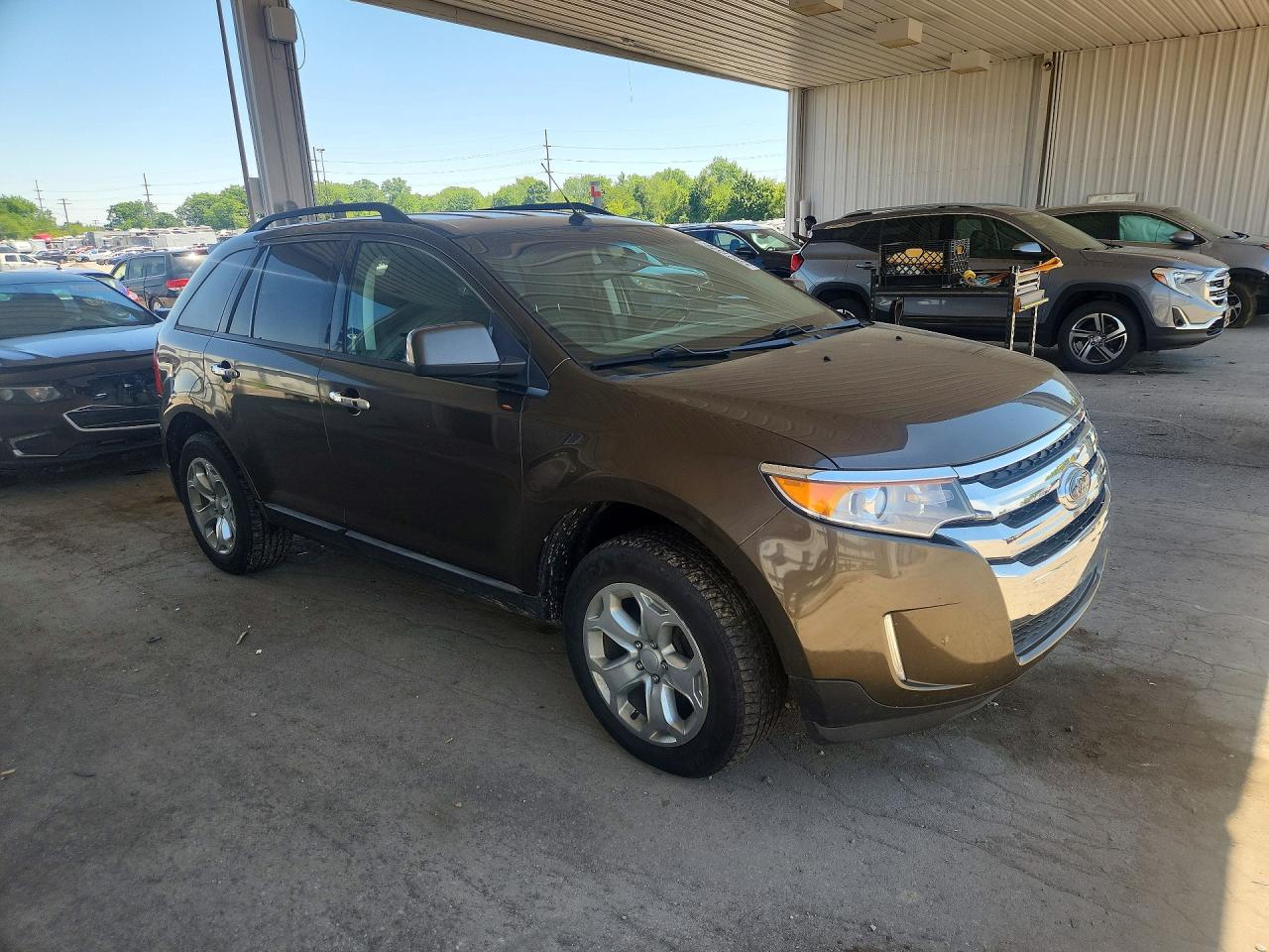 2011 Ford Edge Sel Brown vin: 2FMDK4JCXBBA01262