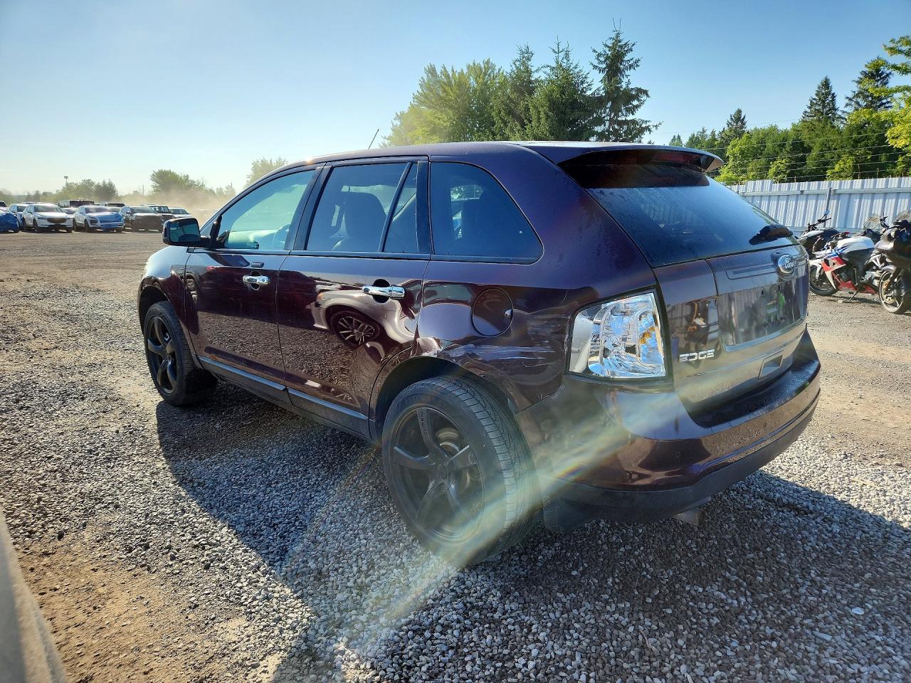 2011 Ford Edge Sel Maroon vin: 2FMDK4JCXBBA06994