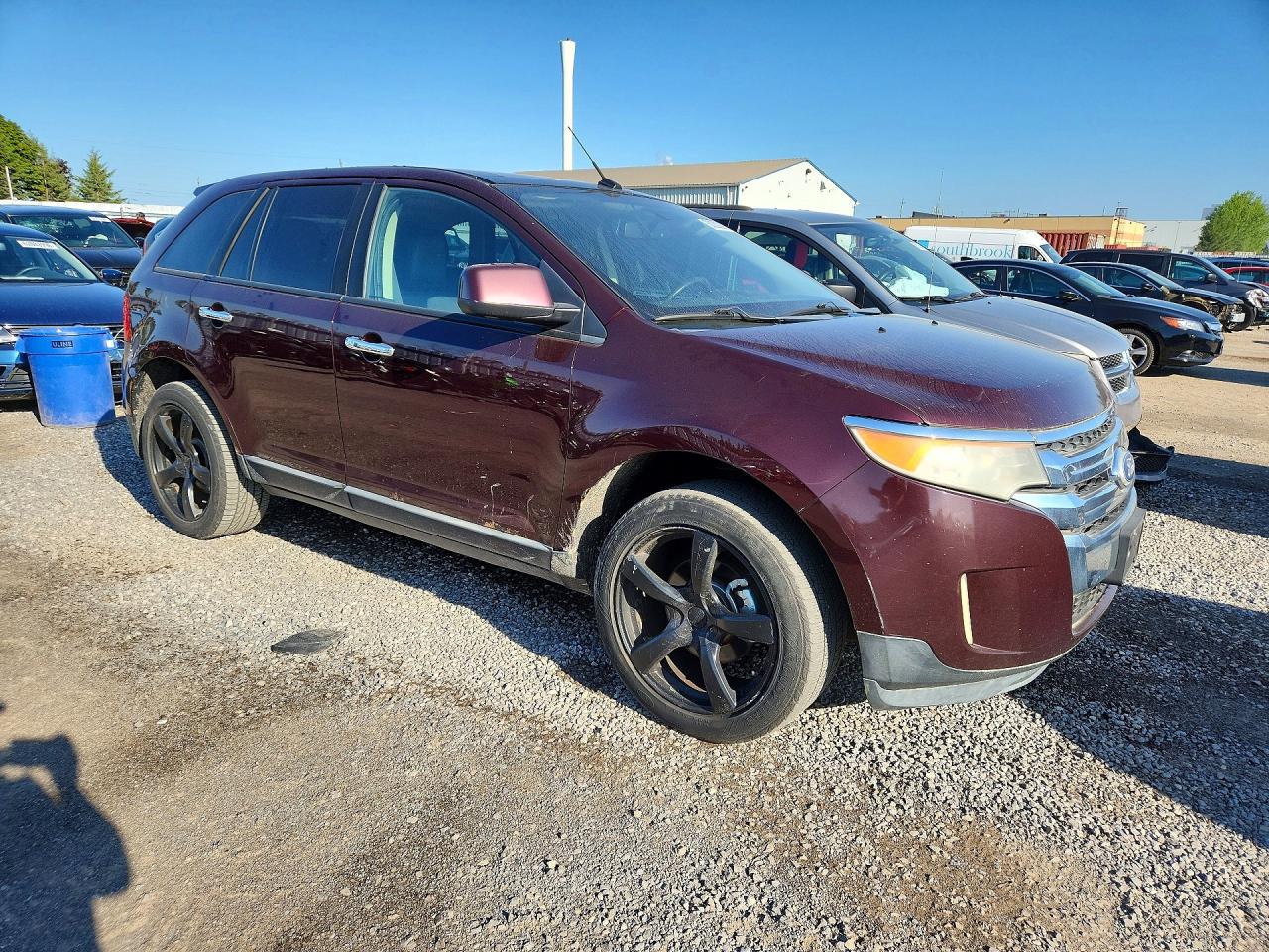 2011 Ford Edge Sel Maroon vin: 2FMDK4JCXBBA06994