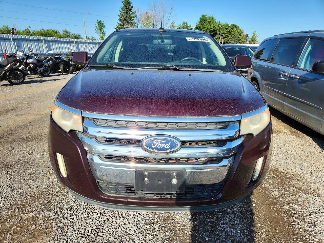 2011 Ford Edge Sel Maroon vin: 2FMDK4JCXBBA06994