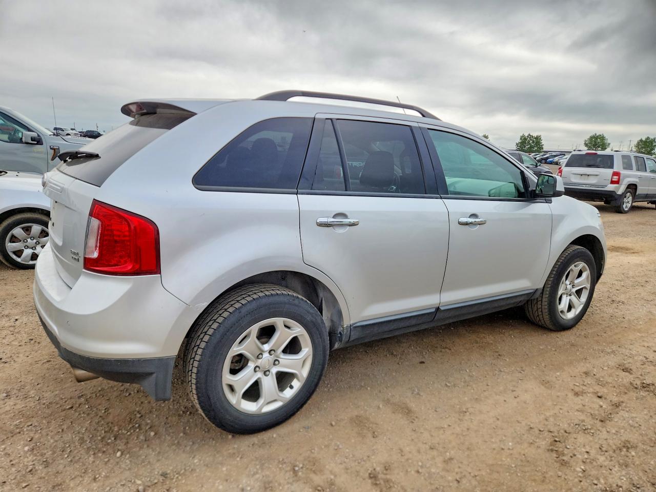 2011 Ford Edge Sel Silver vin: 2FMDK4JCXBBA10124
