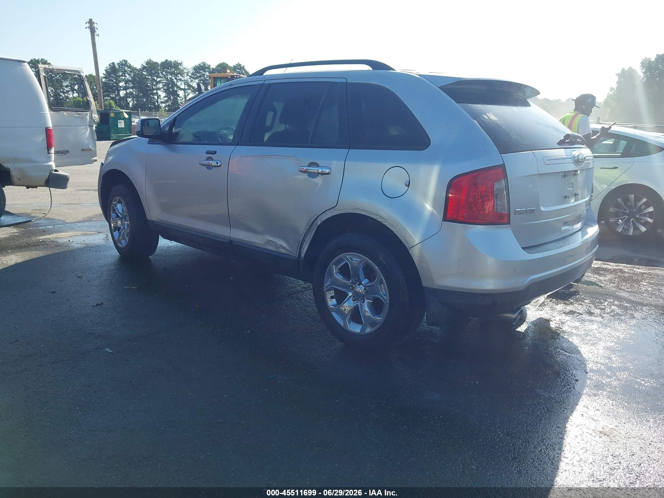 2011 Ford Edge Sel Серебряный vin: 2FMDK4JCXBBA62935