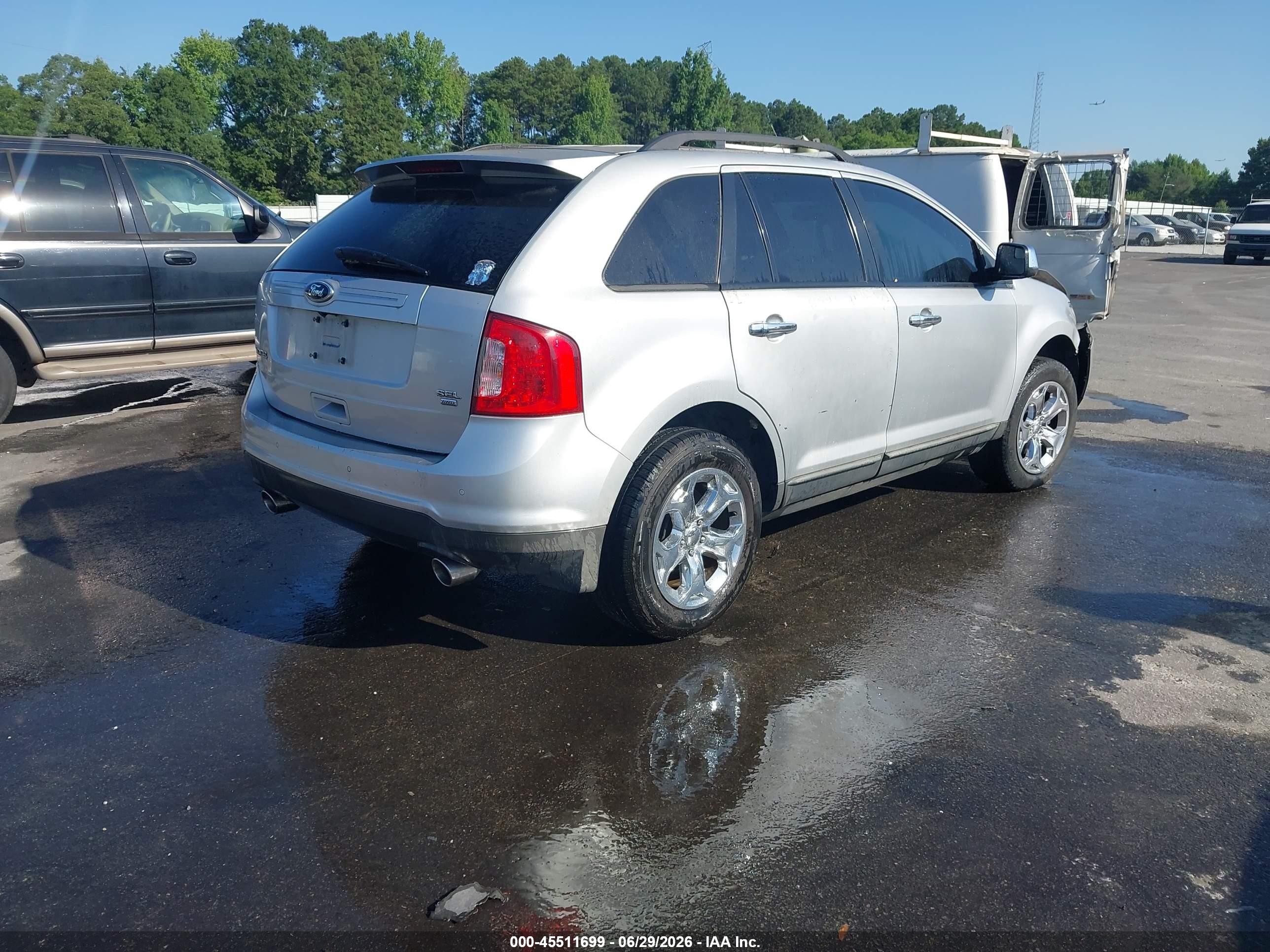 2011 Ford Edge Sel Серебряный vin: 2FMDK4JCXBBA62935