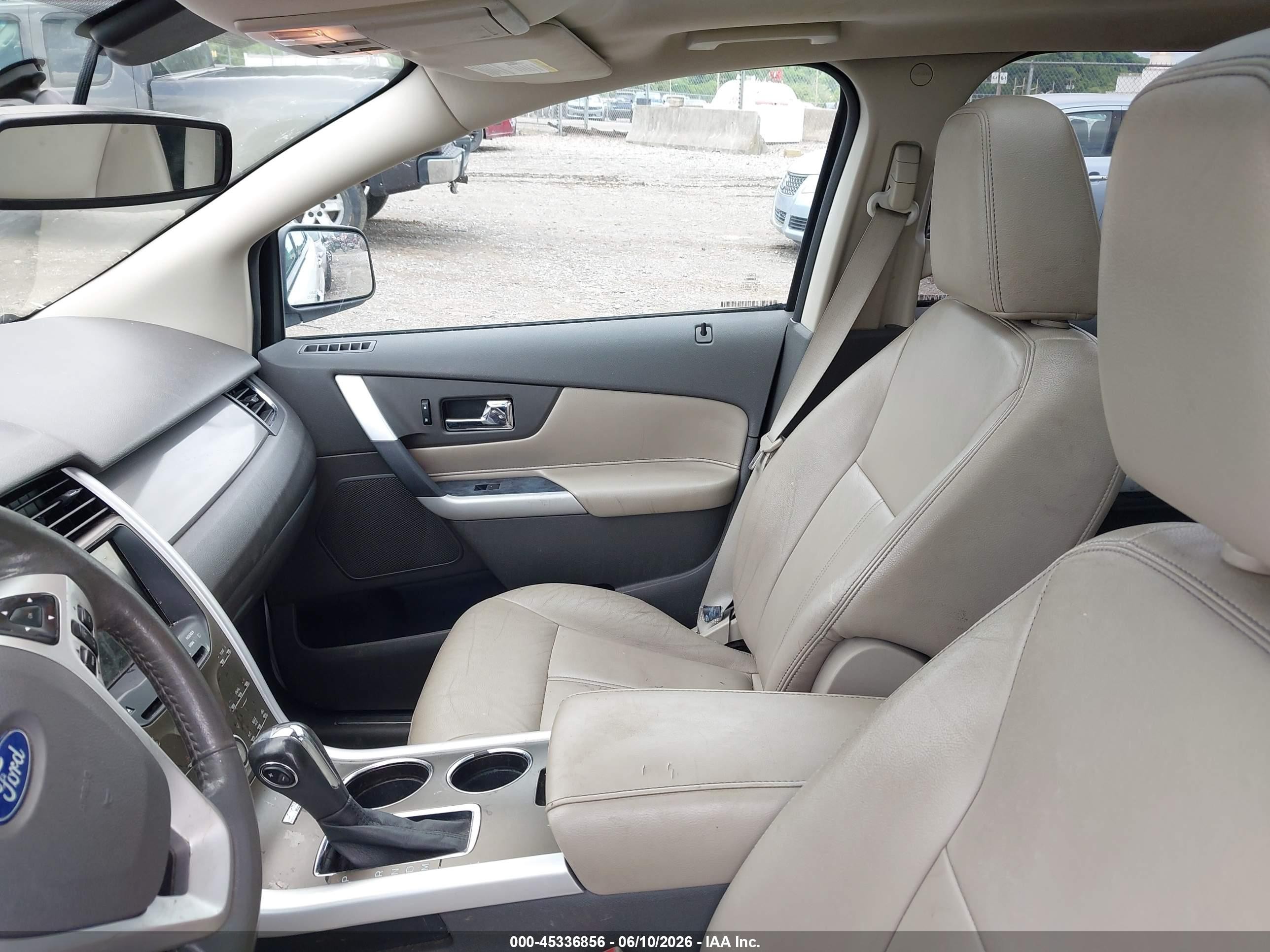2011 Ford Edge Sel White vin: 2FMDK4JCXBBA66922