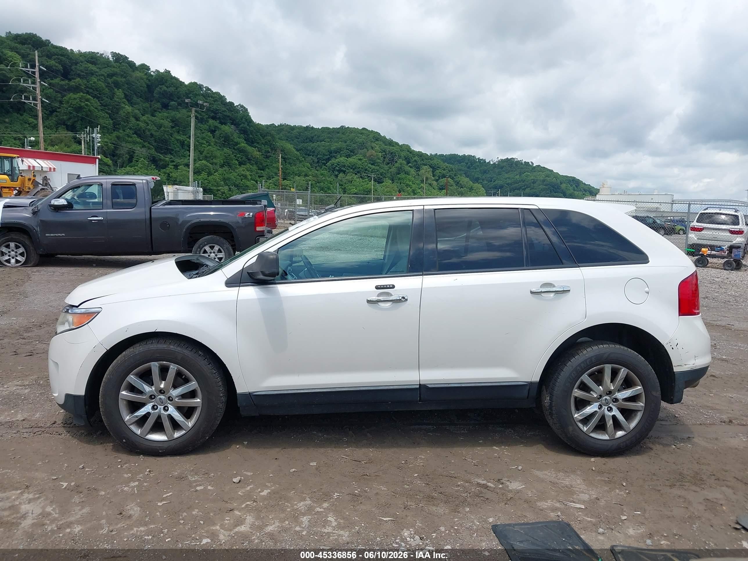 2011 Ford Edge Sel White vin: 2FMDK4JCXBBA66922
