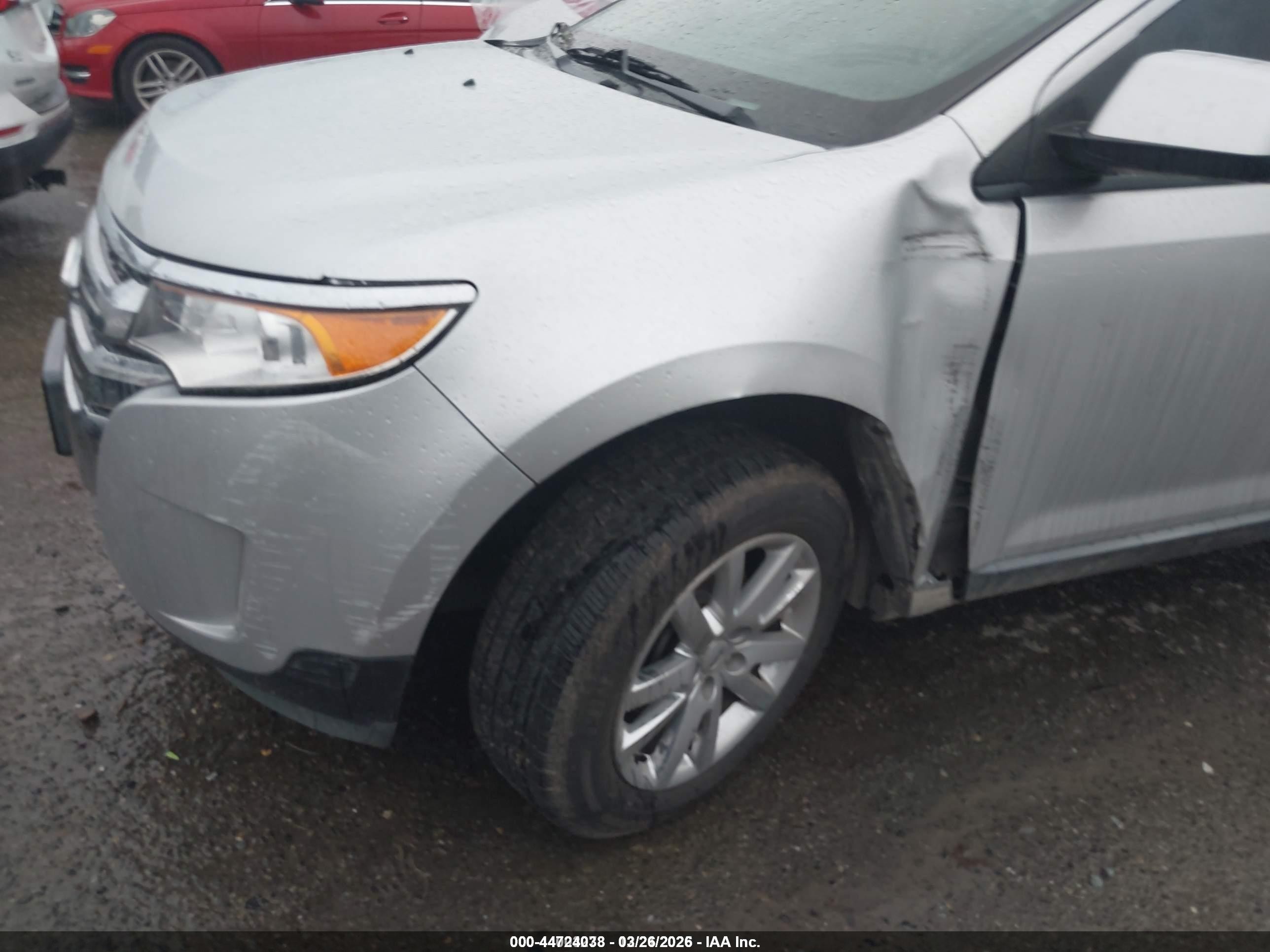 2011 Ford Edge Sel Silver vin: 2FMDK4JCXBBA72641